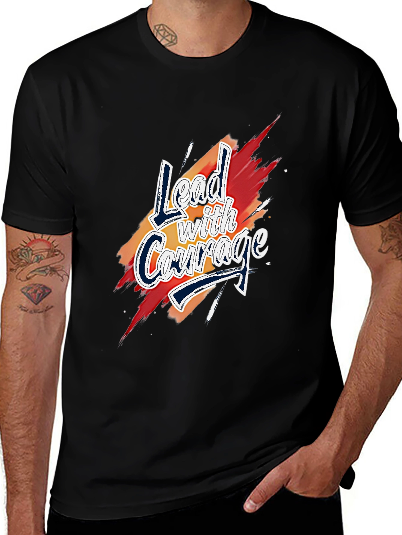 Variant 23 of Lead With Courage T-Shirt