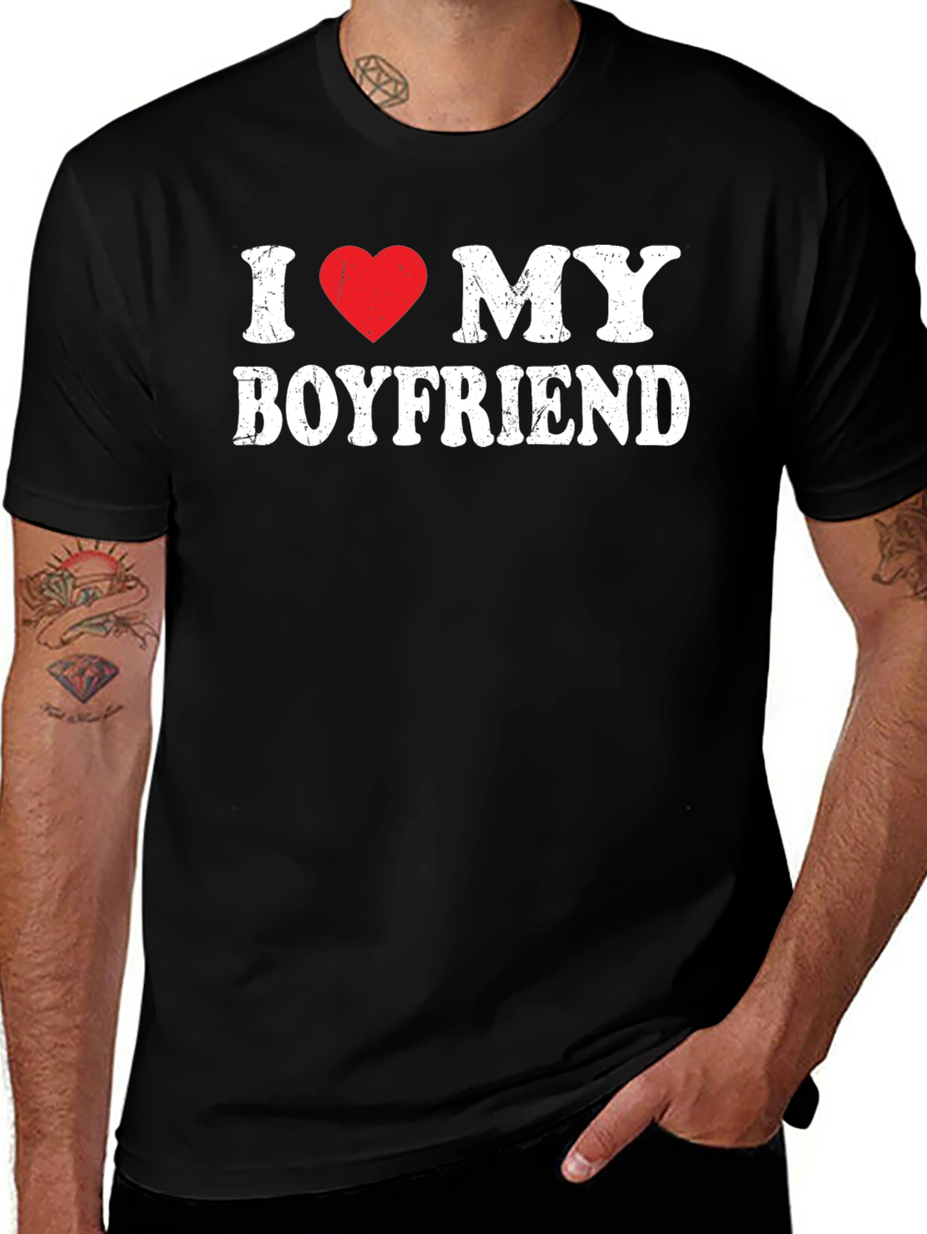 Variant 9 of I Love My Boyfriend T-Shirt