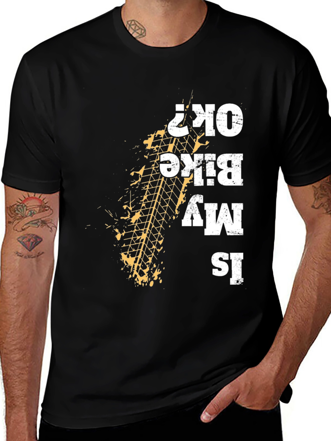 Variant 27 of Is My Bike OK? Graphic Print T-Shirt