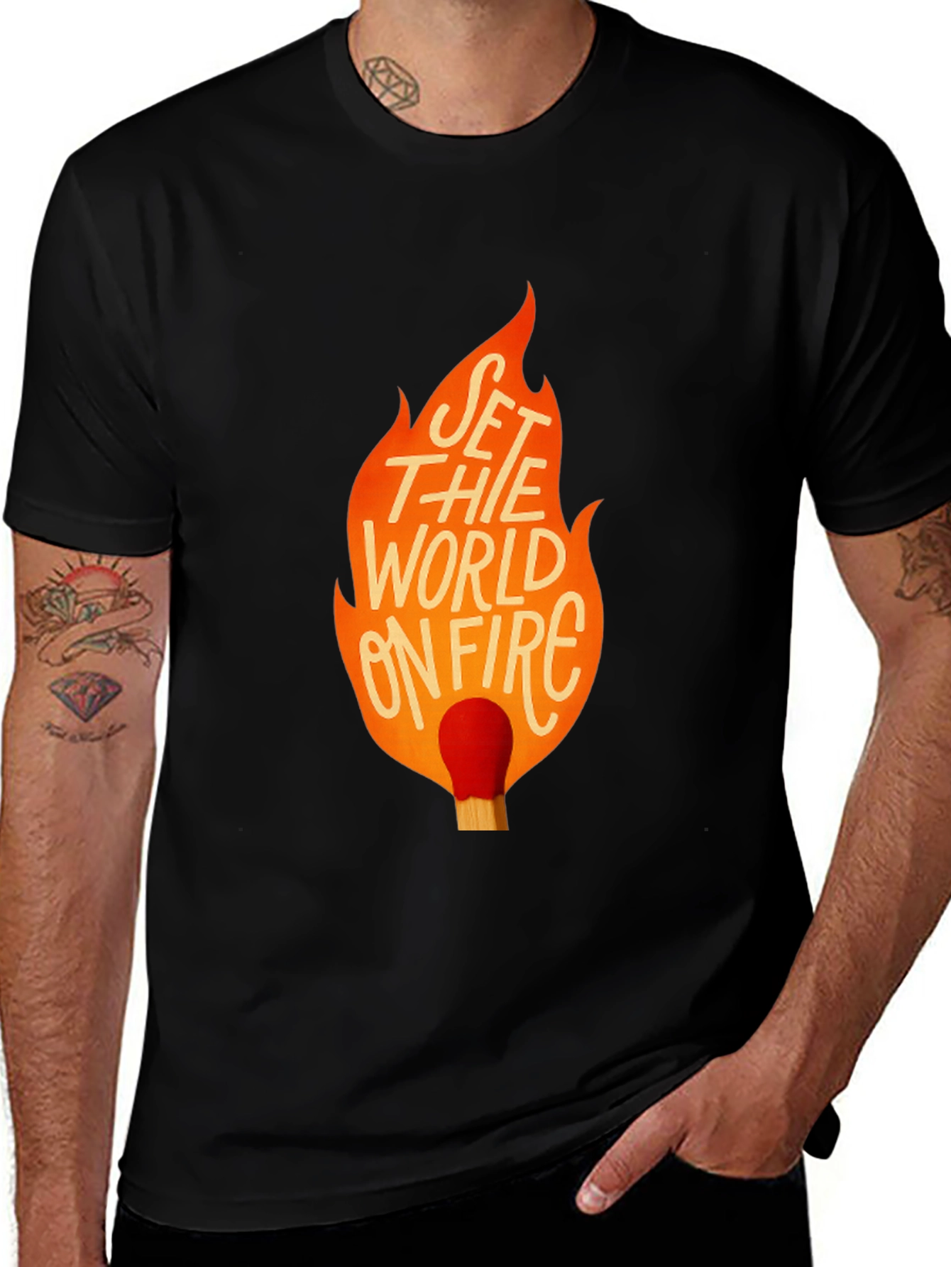 Set the World on Fire Graphic Tee
