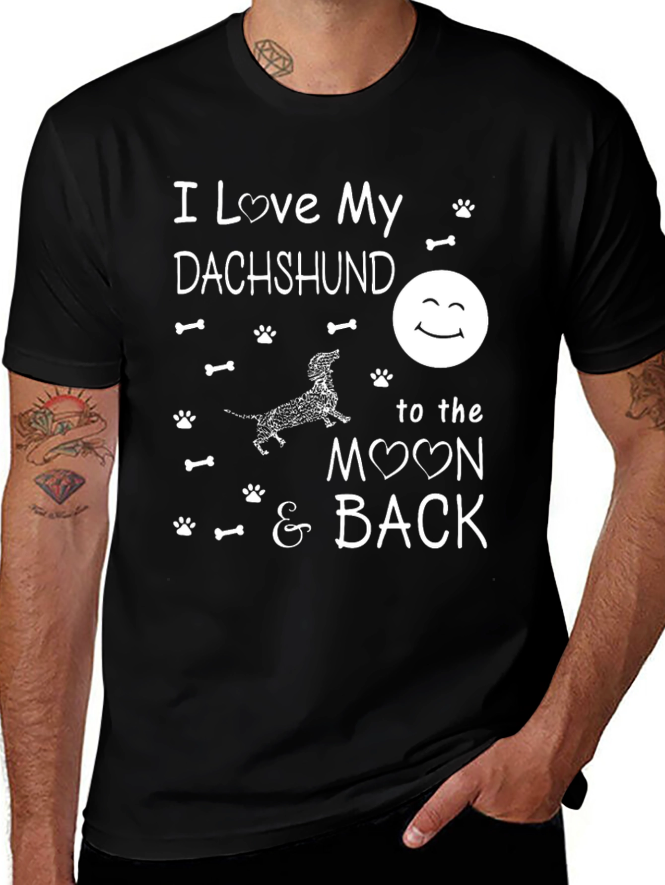 Variant 29 of I Love My Dachshund T-Shirt