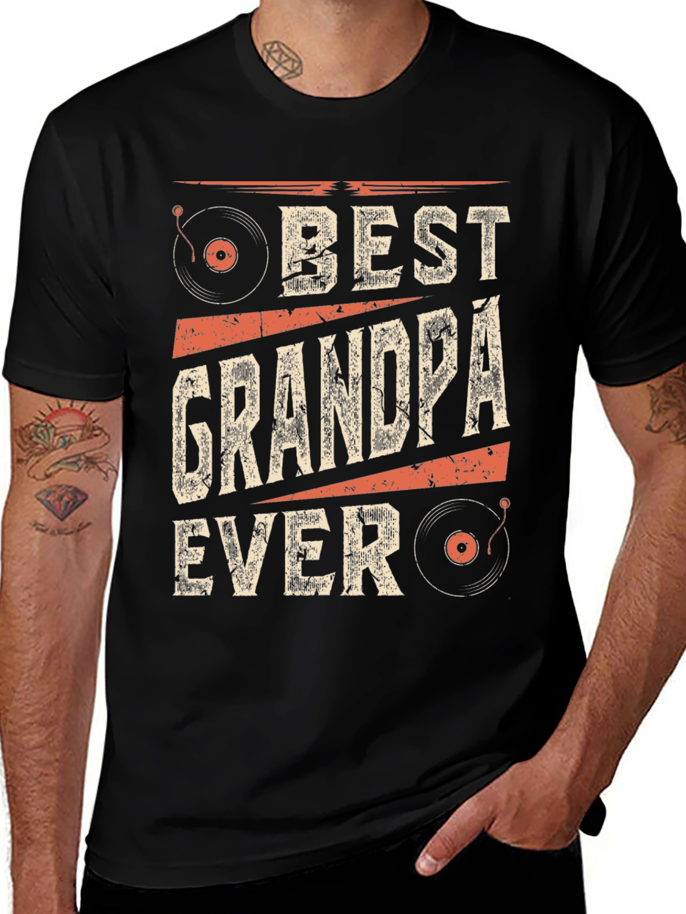 Variant 17 of Best Grandpa Ever Graphic T-Shirt