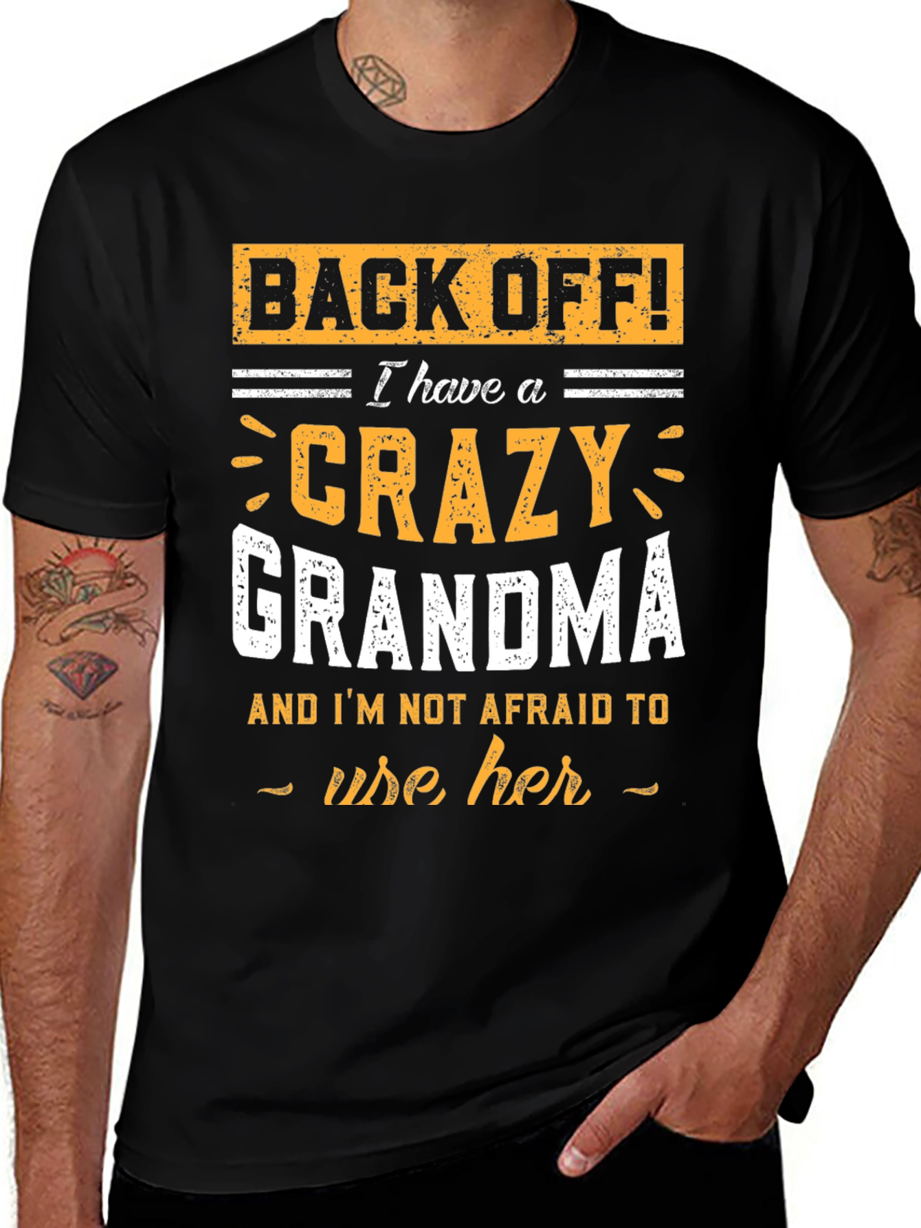 Crazy Grandma T-Shirt - Funny Grandchild Tee