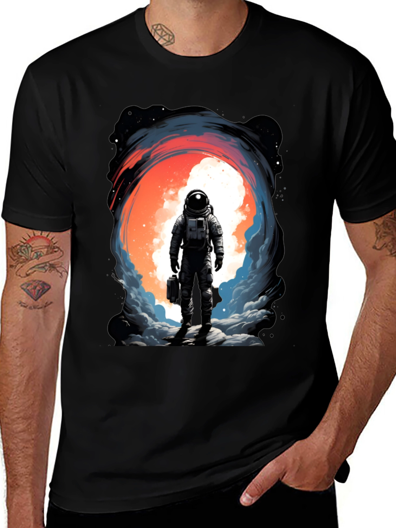Variant 26 of Astronaut Graphic Tee - Space Adventure T-Shirt