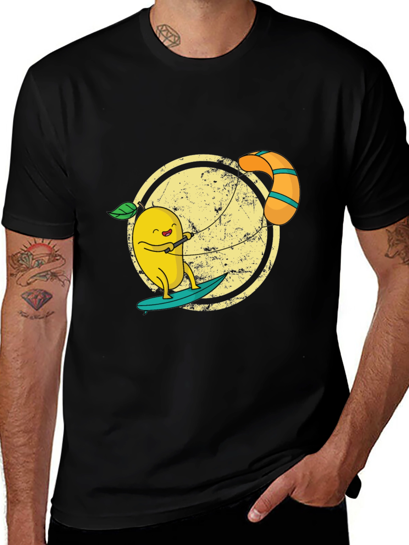 Variant 8 of Lemon Kitesurfing Graphic Tee