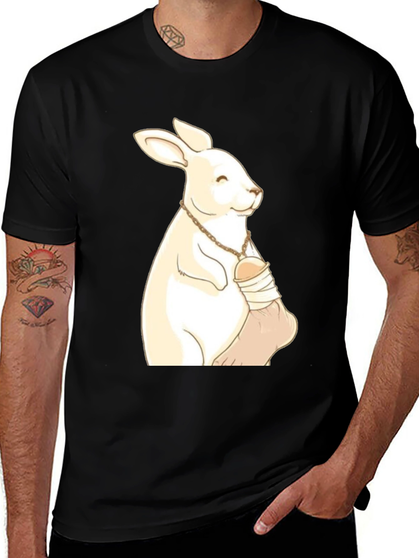 Variant 2 of Funny Rabbit T-Shirt
