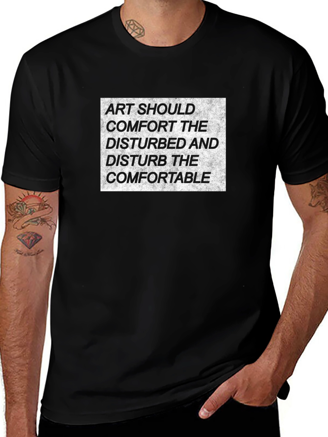 Variant 16 of Art Should T-Shirt - Comfort the Disturbed