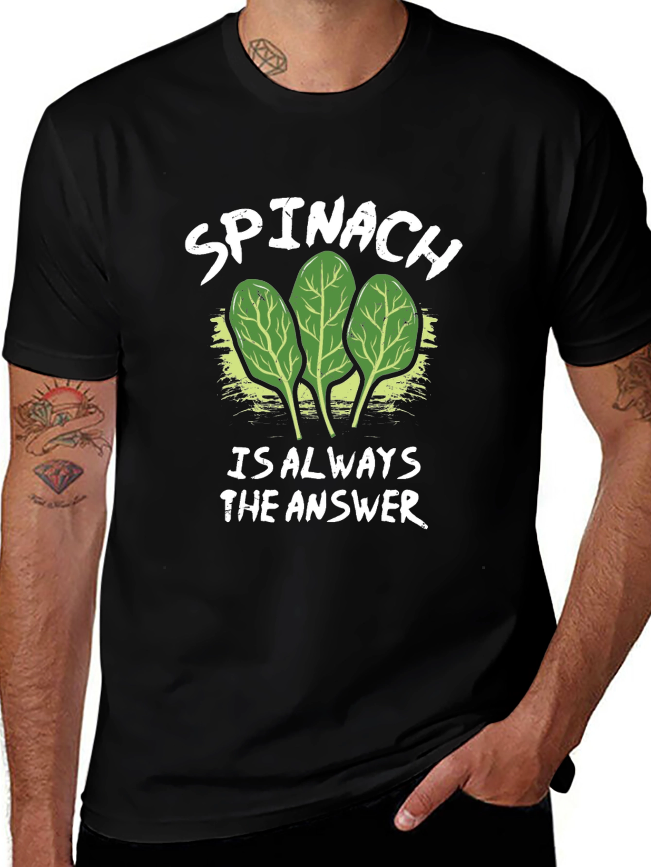 Spinach: Always the Answer Tee