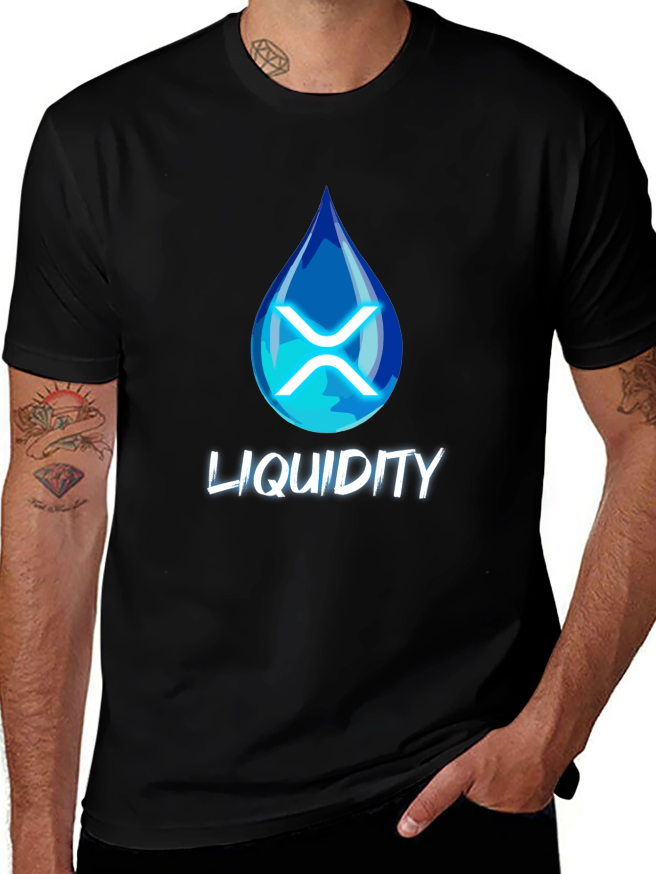 Variant 23 of Liquidity Ripple XRP Crypto T-Shirt