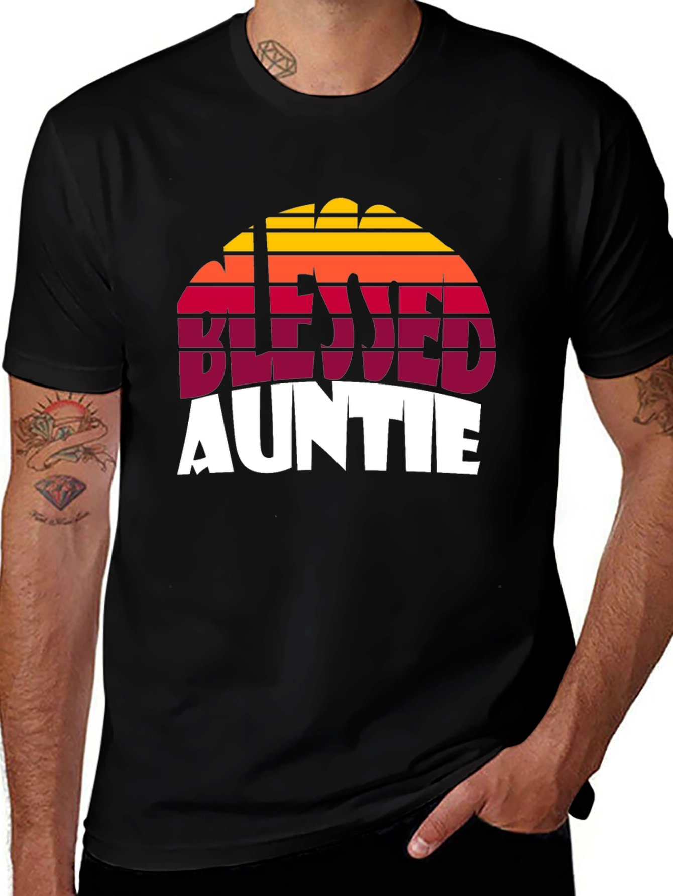 Variant 5 of Blessed Auntie T-Shirt