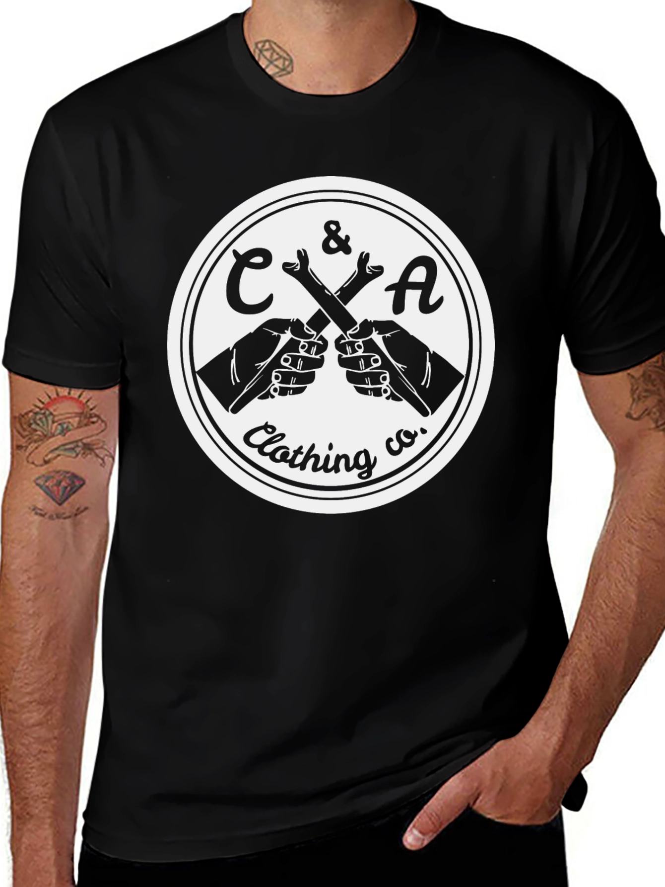 Variant 22 of C&A Clothing Co. T-Shirt - Black Graphic Tee