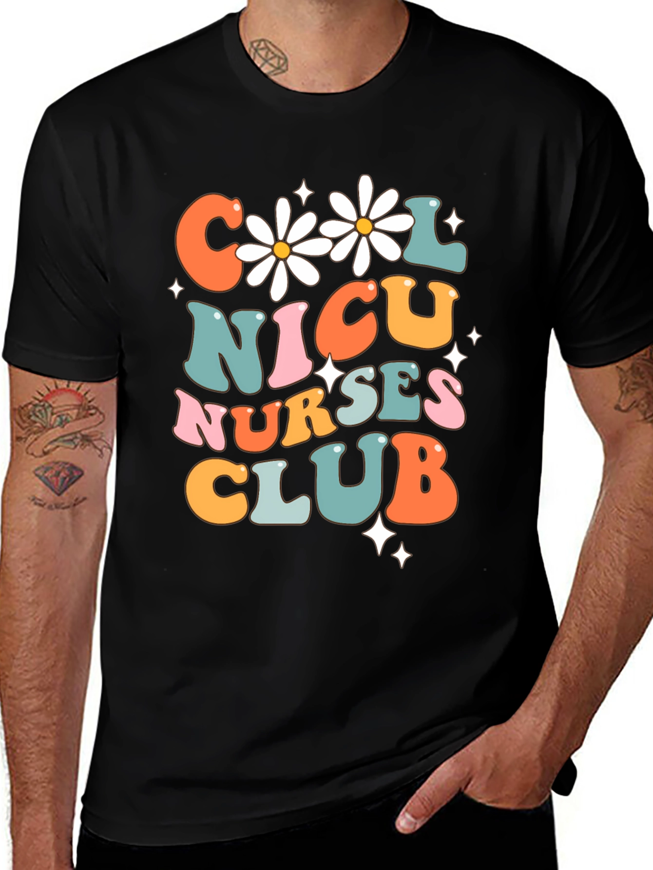 Cool NICU Nurses Club Graphic T-Shirt