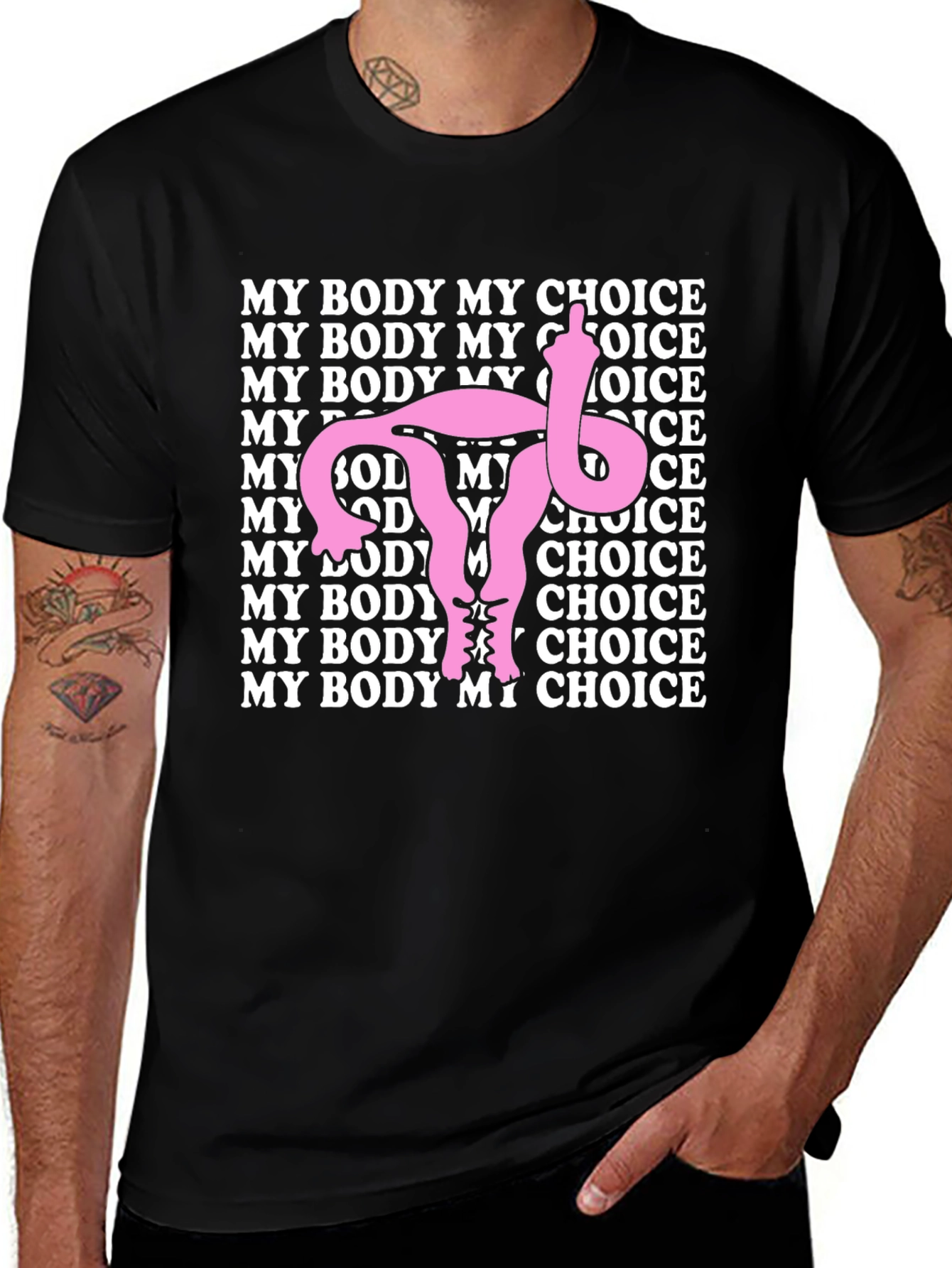 Variant 19 of My Body My Choice Pro-Choice T-Shirt