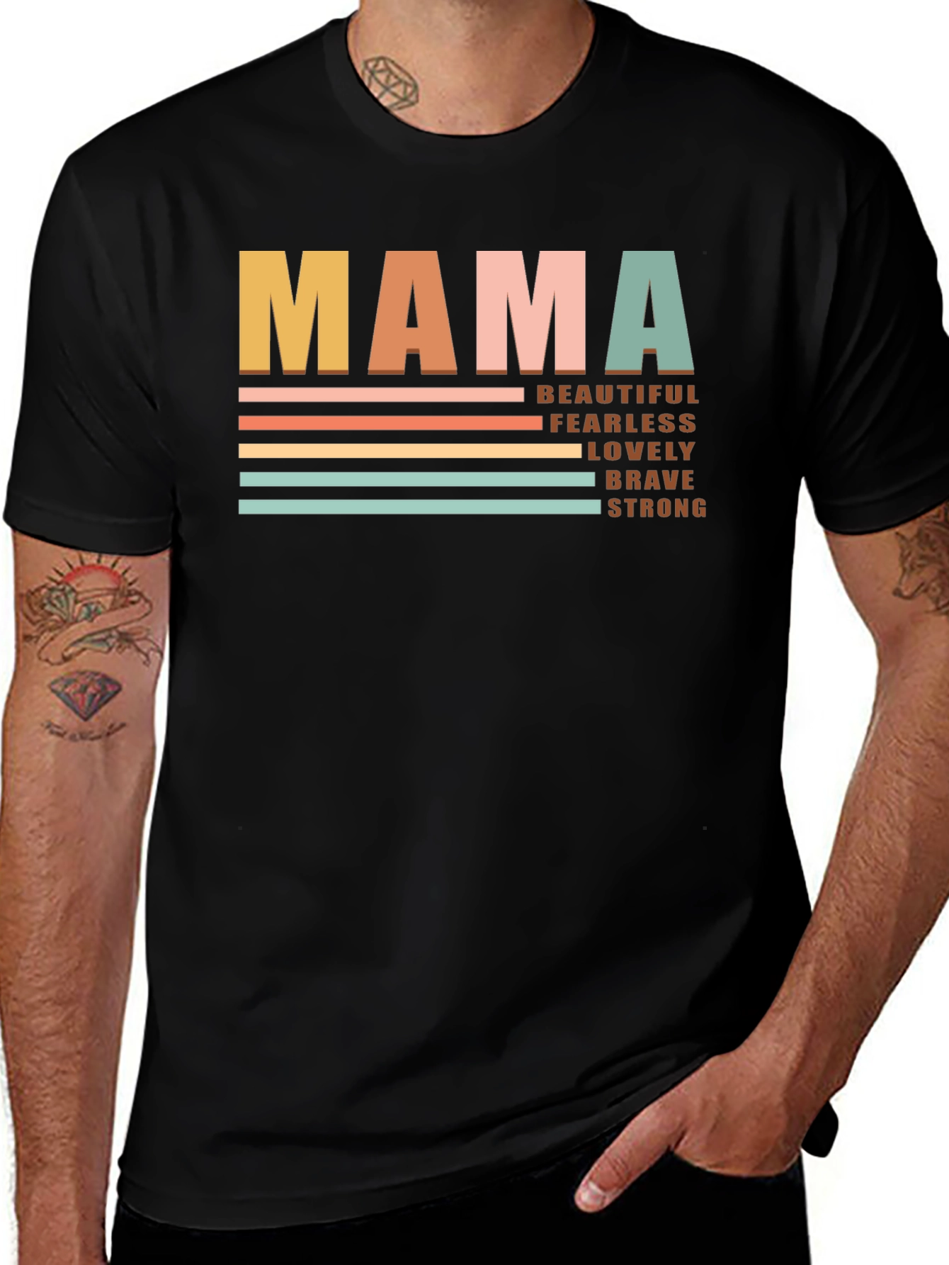 Mama Beautiful Strong T-Shirt