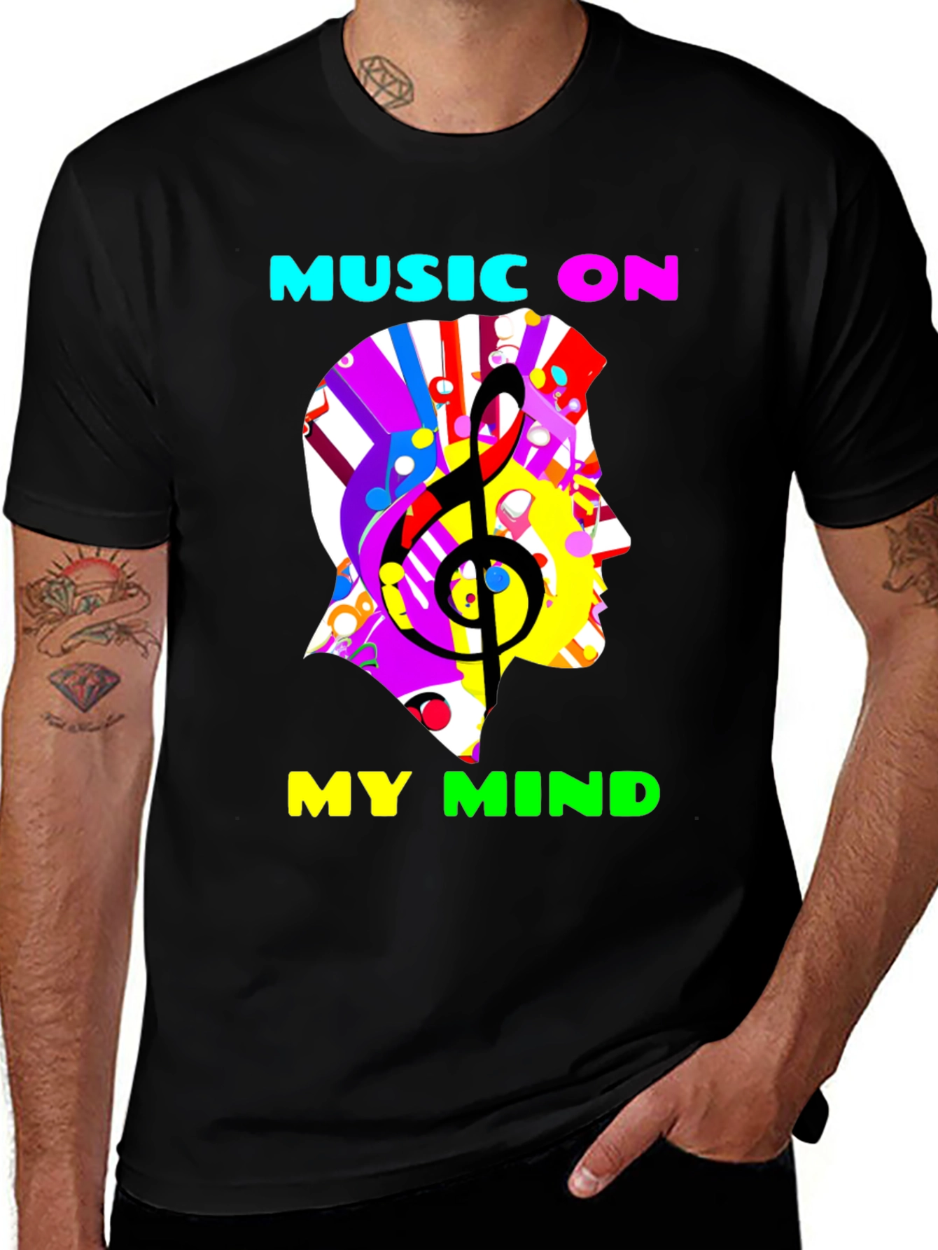 Variant 25 of Music On My Mind Graphic Tee
