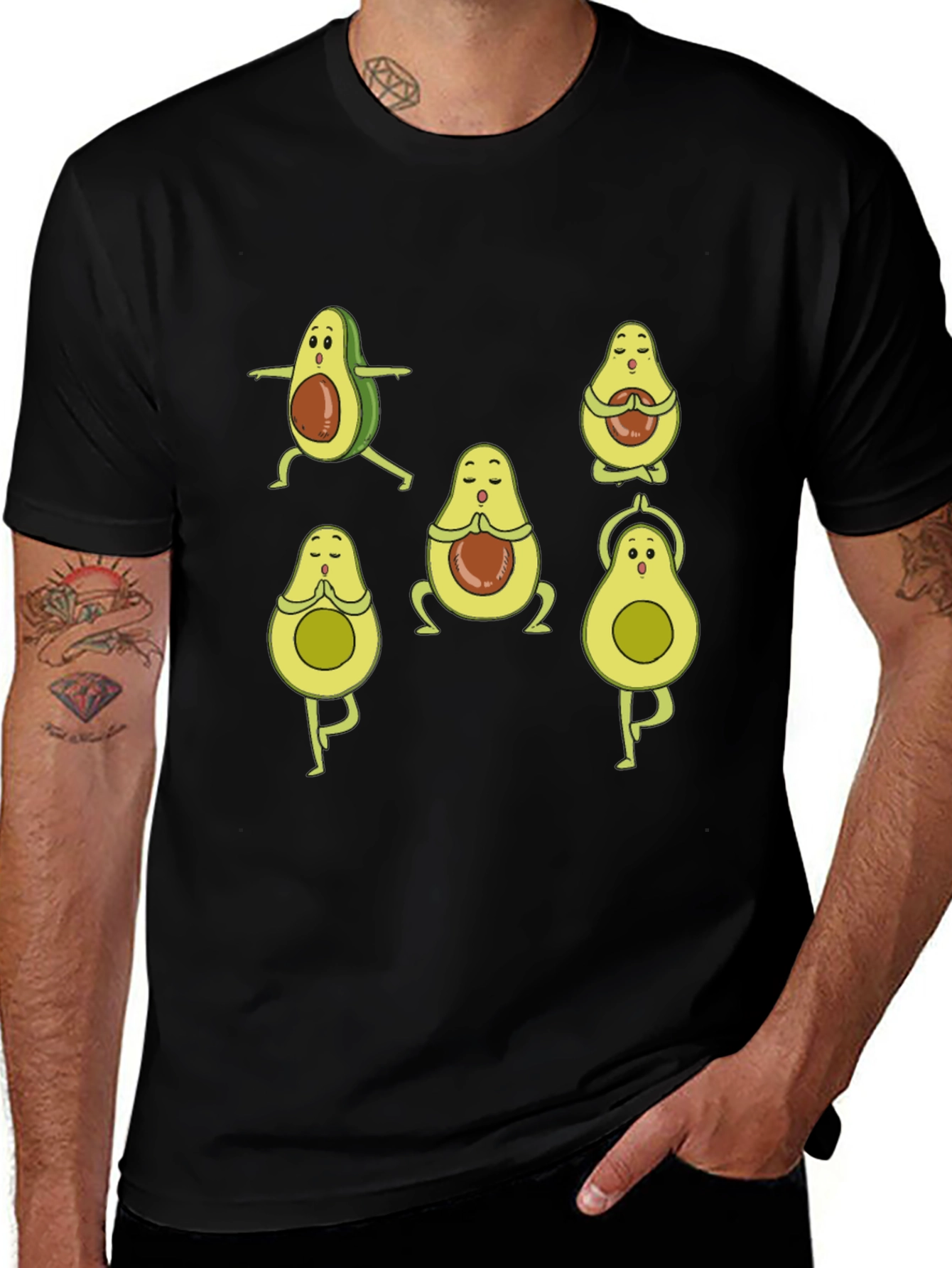 Variant 8 of Yoga Avocado T-Shirt
