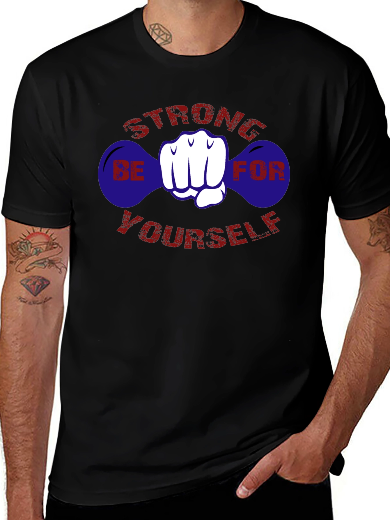 Variant 9 of Strong Be For Yourself Graphic T-Shirt