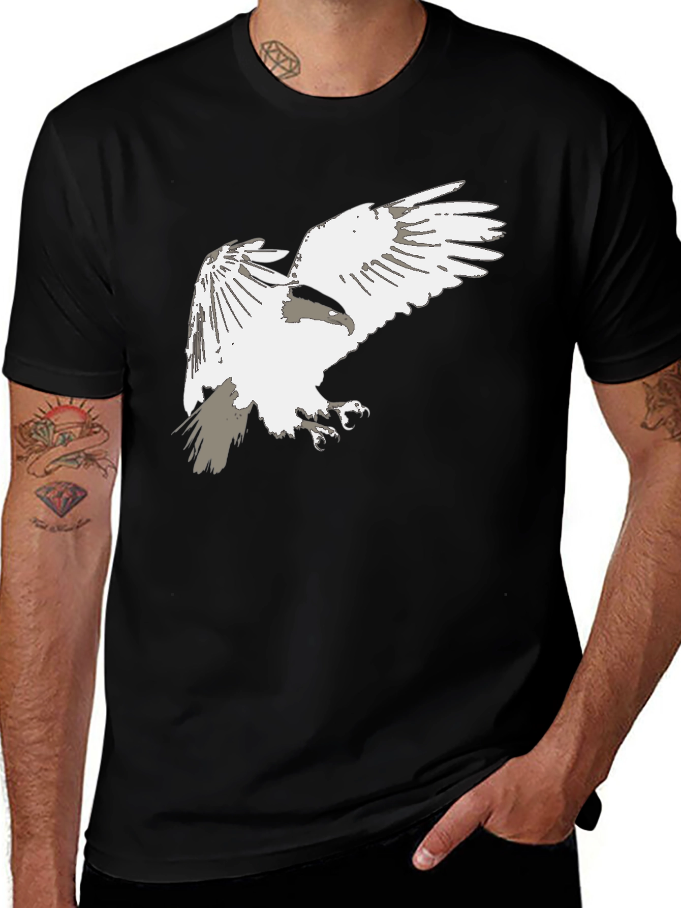 Variant 10 of Eagle Graphic Print T-Shirt