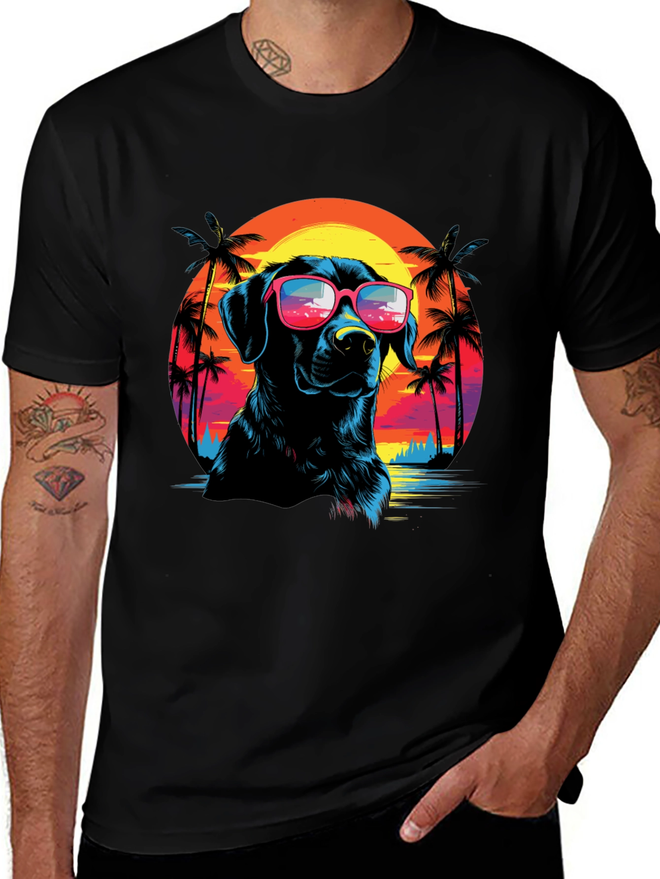 Cool Dog Beach Vibes T-Shirt