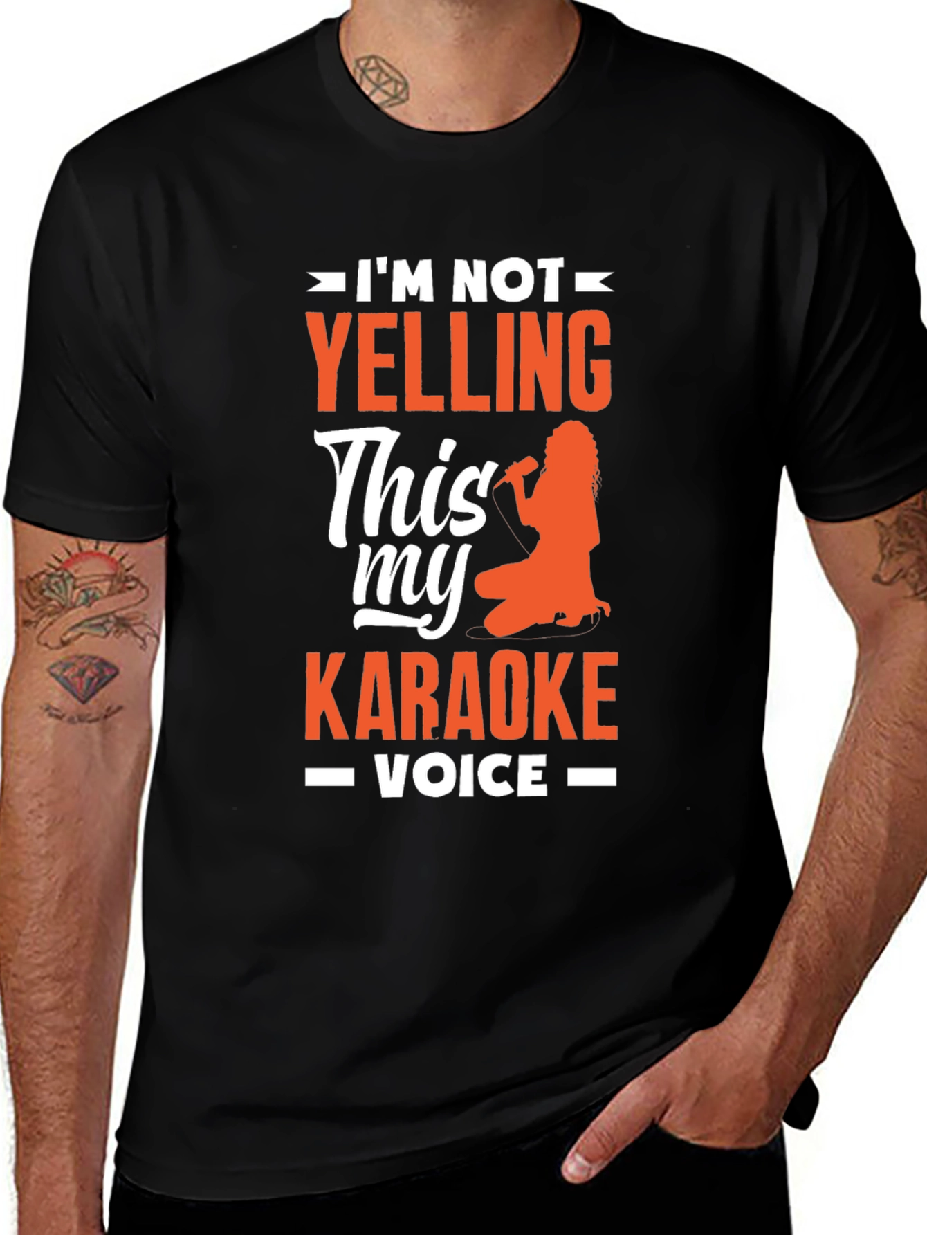 Variant 24 of Karaoke Voice T-Shirt - Funny Music Lover Tee