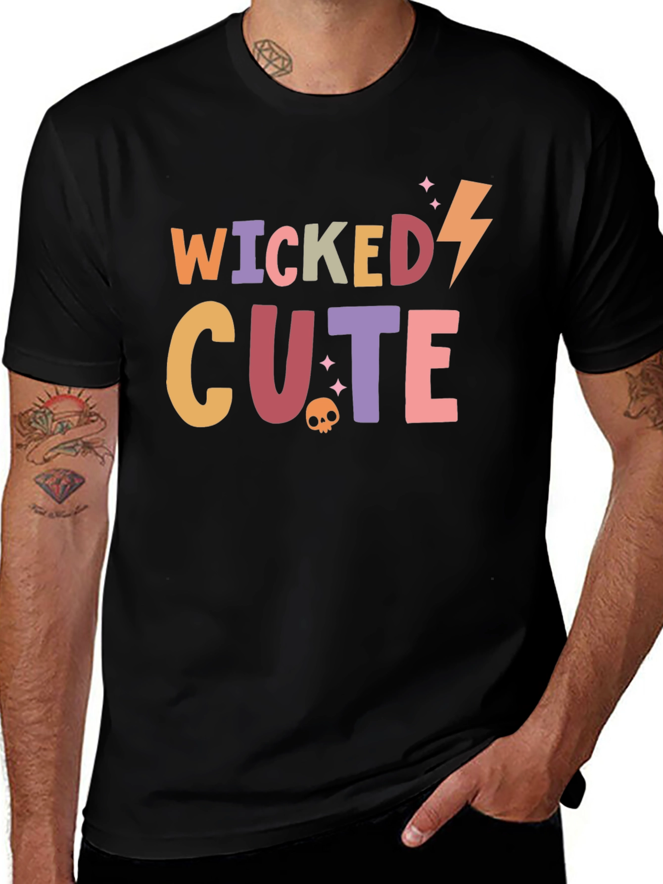 Wicked Cute Graphic Tee - Halloween T-Shirt