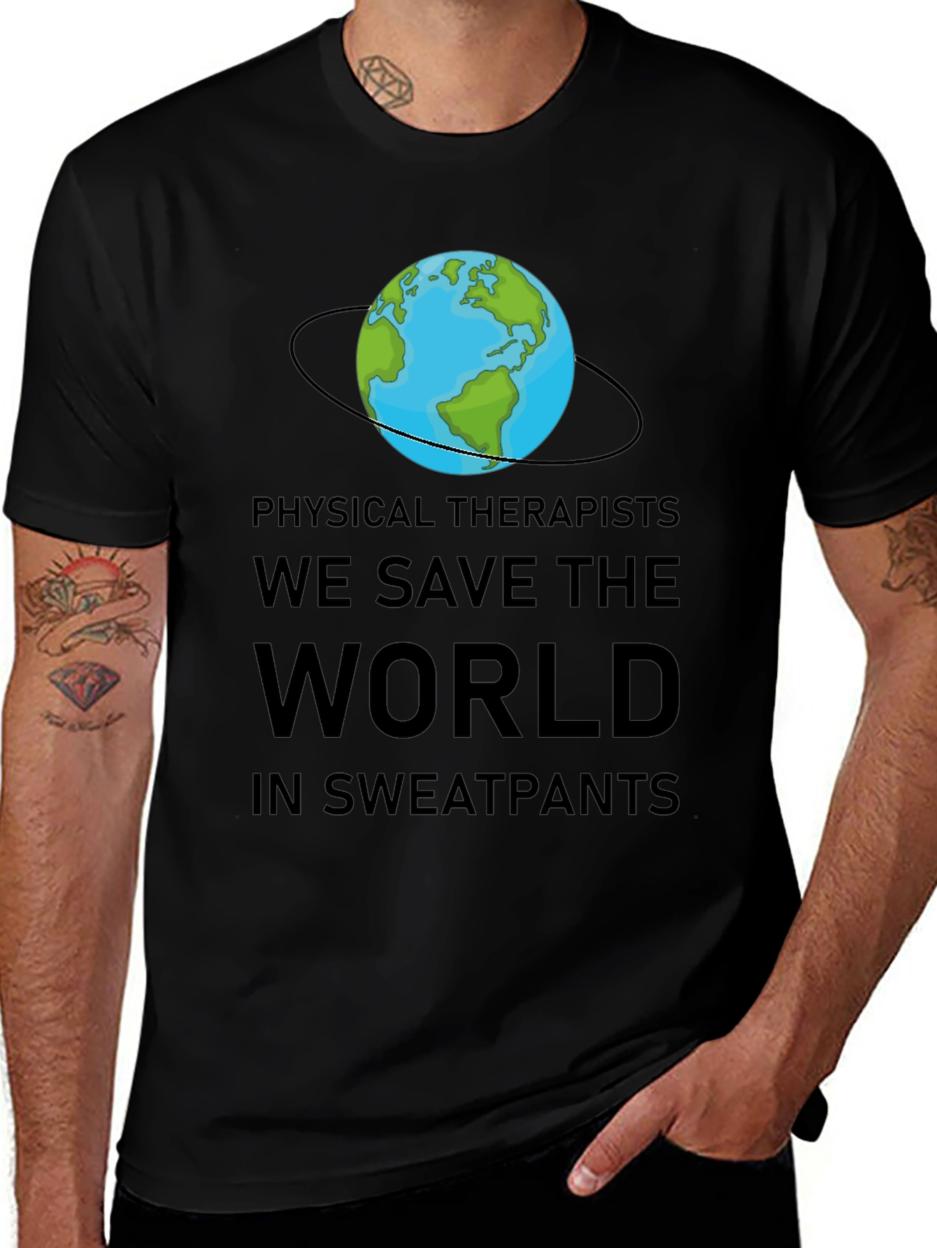 Variant 17 of Physical Therapists Save the World T-Shirt