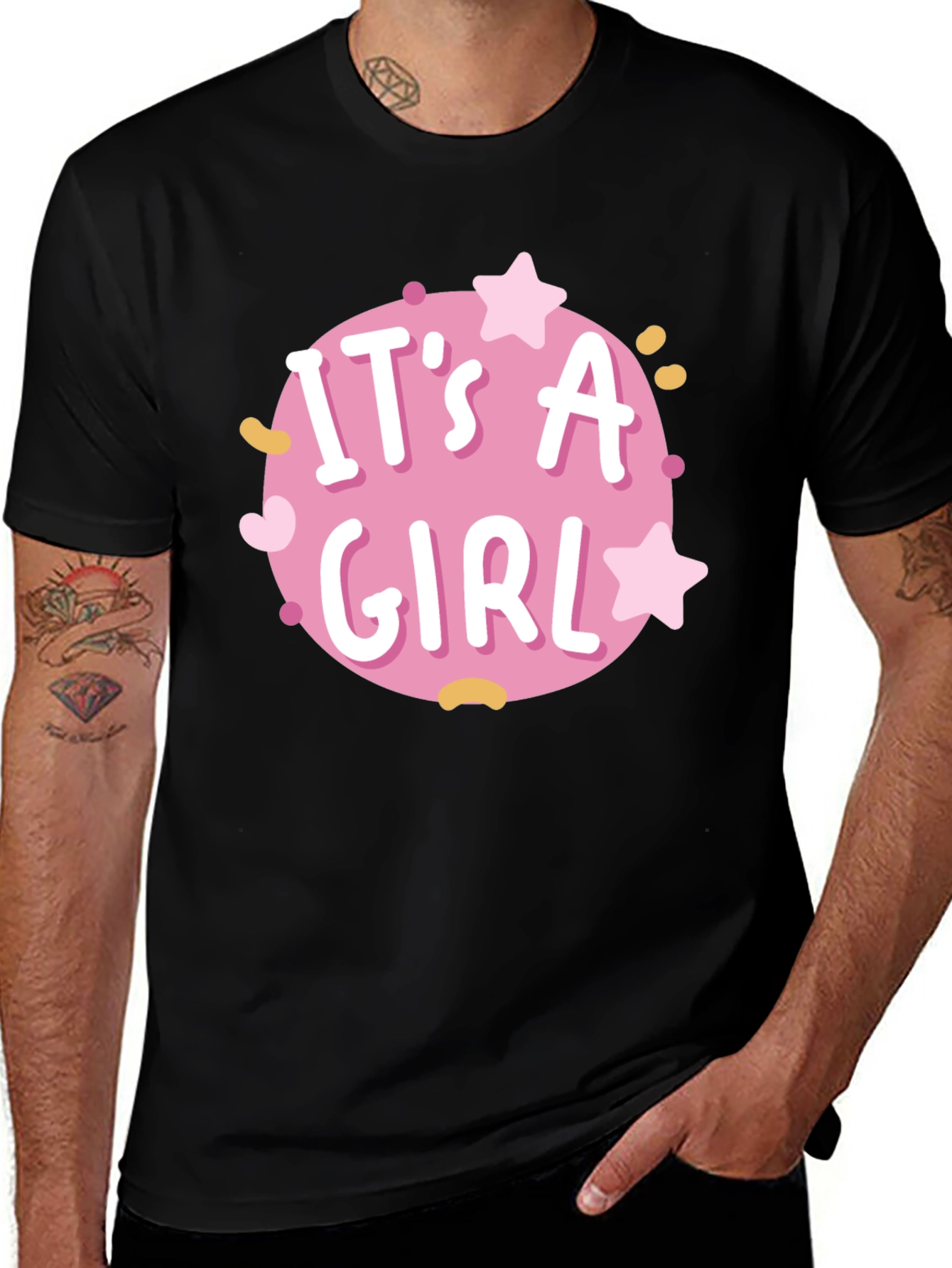 Variant 14 of It's A Girl Baby Shower T-Shirt