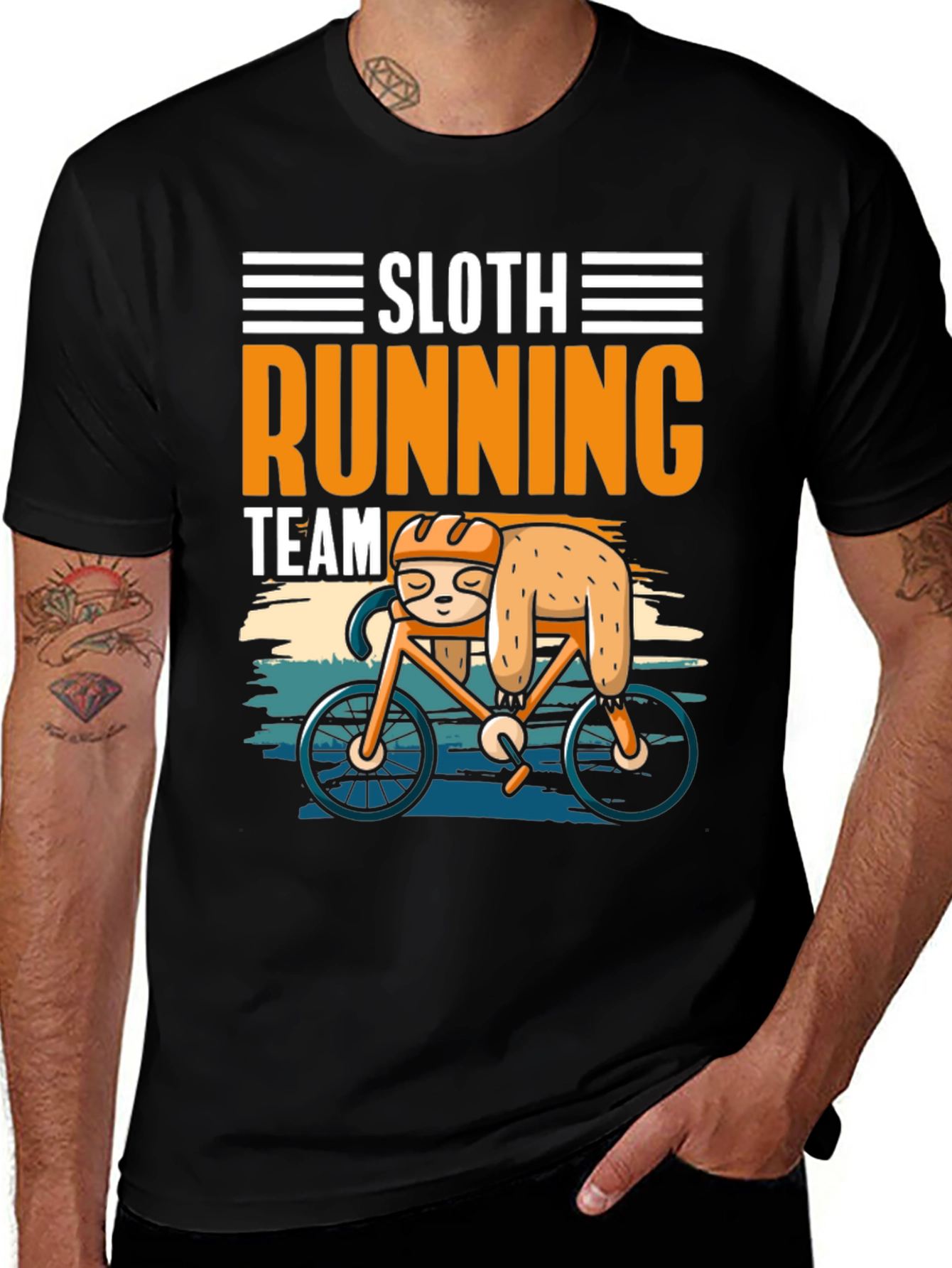 Variant 10 of Sloth Running Team T-Shirt