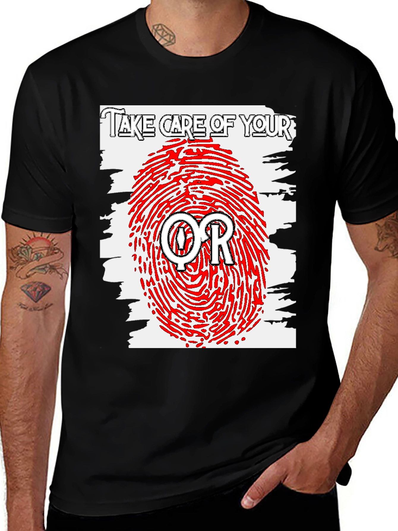 Take Care of Your OR Fingerprint T-Shirt