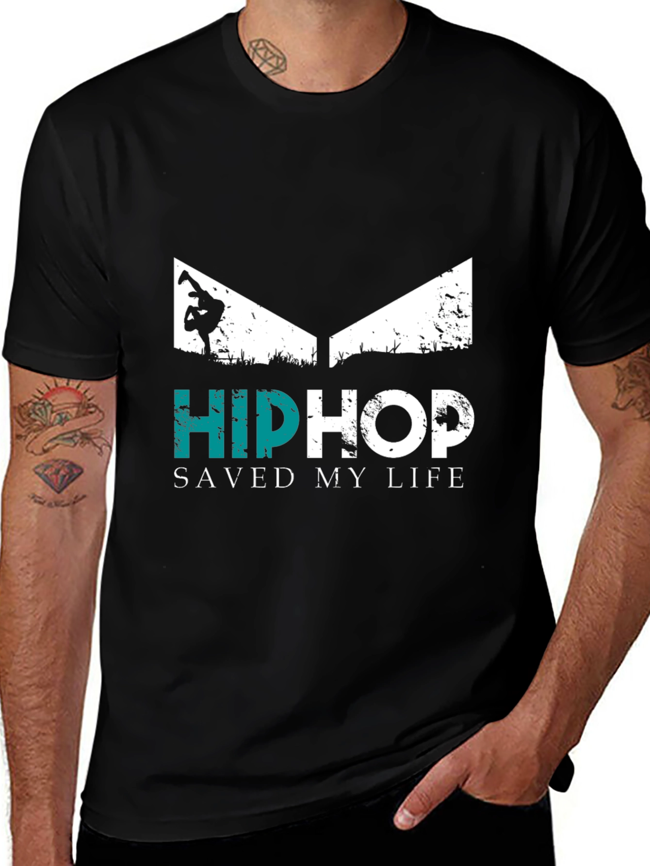 Hip Hop Saved My Life Graphic Tee