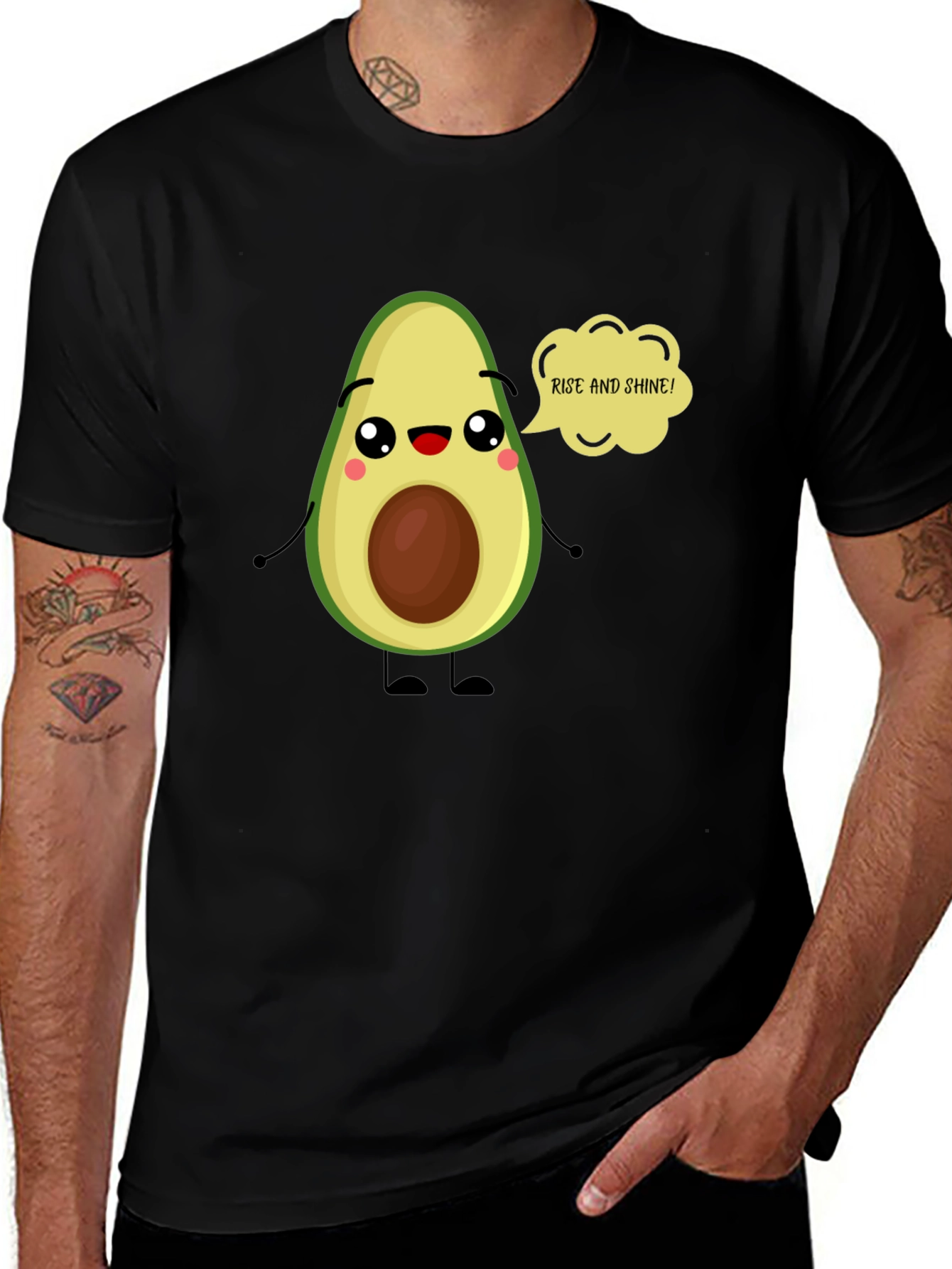 Variant 19 of Avocado Rise and Shine Graphic T-Shirt