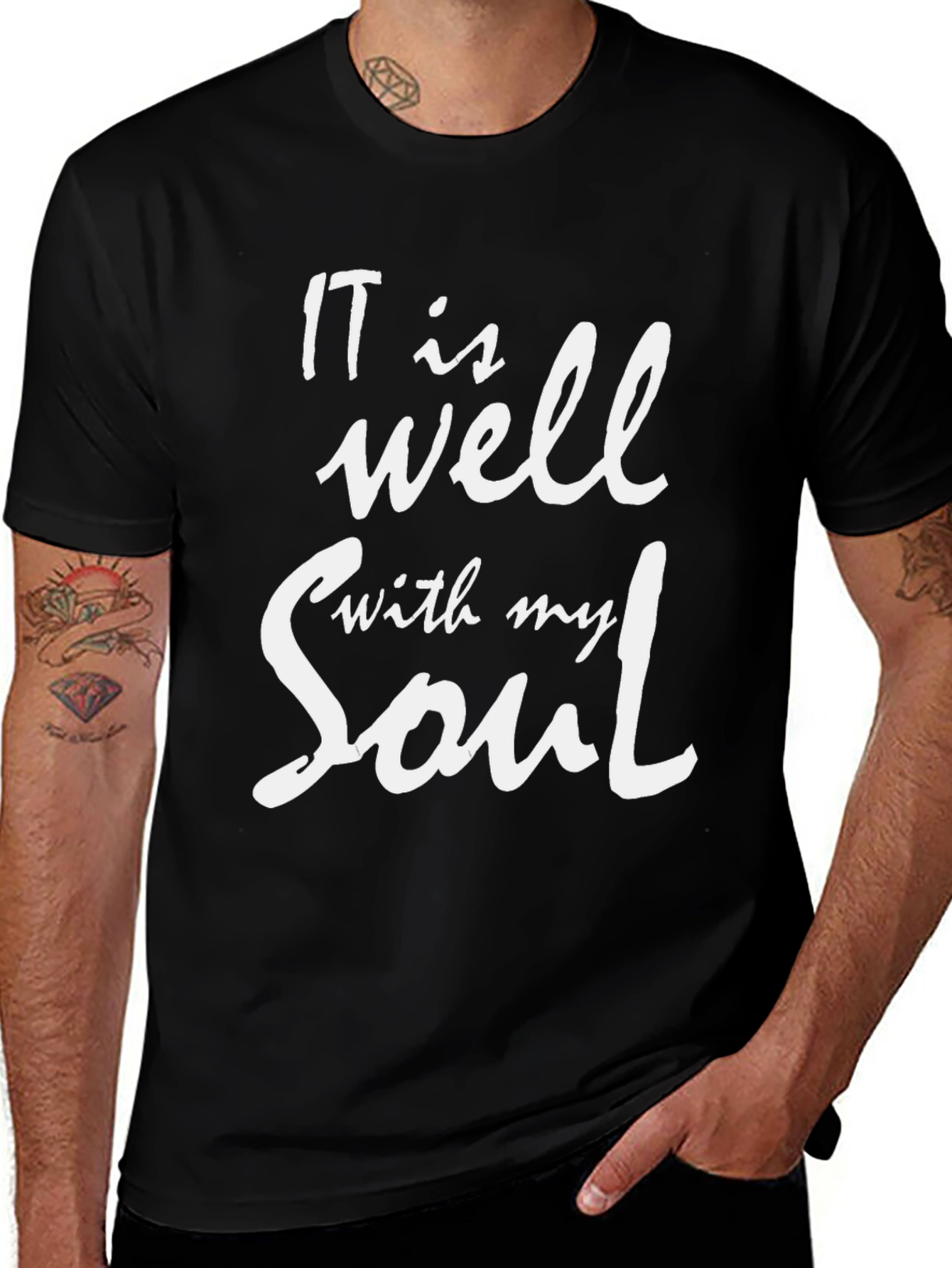 Variant 27 of It Is Well With My Soul Graphic Tee