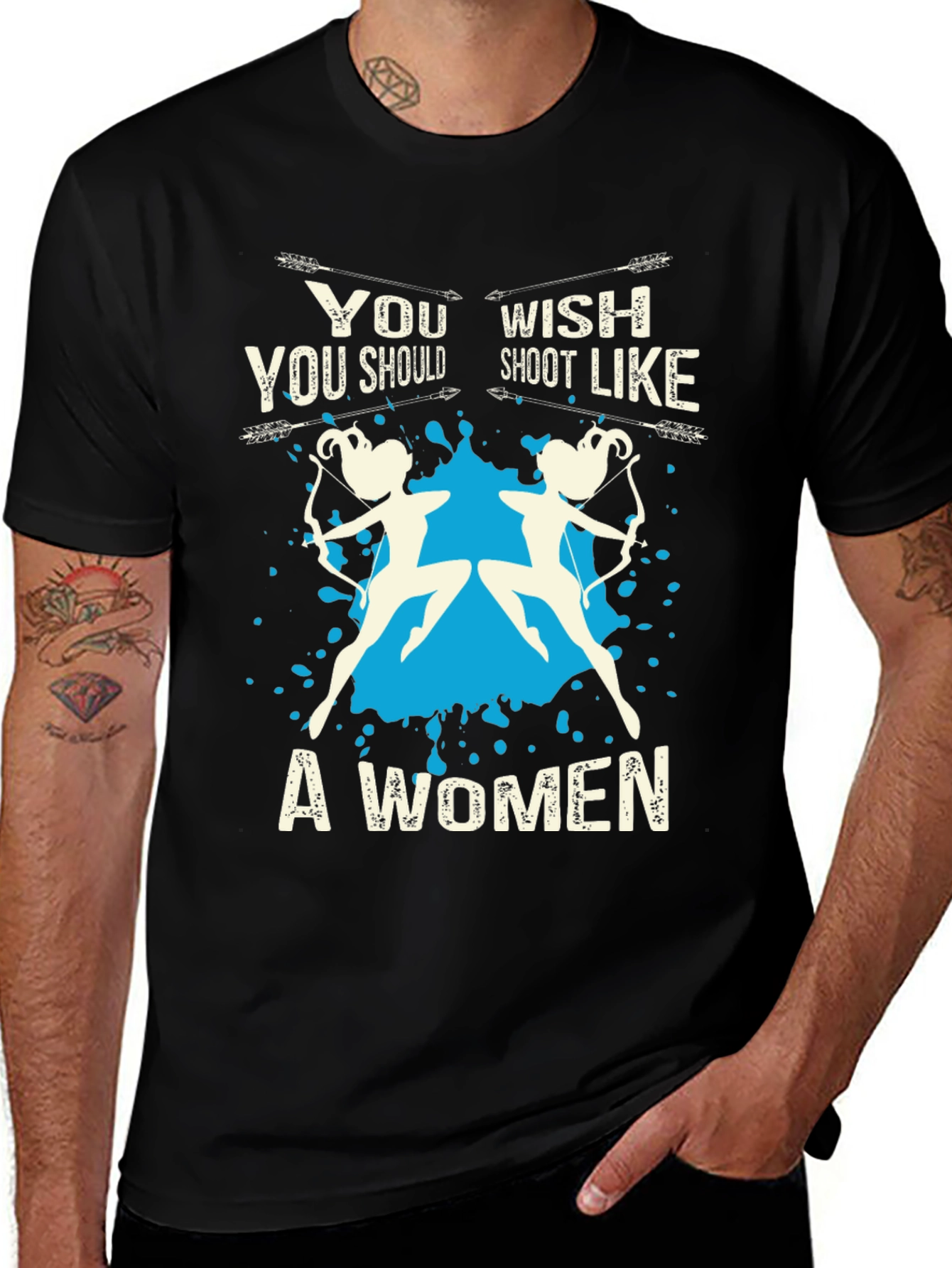 Variant 10 of Shoot Like A Women Novelty T-Shirt
