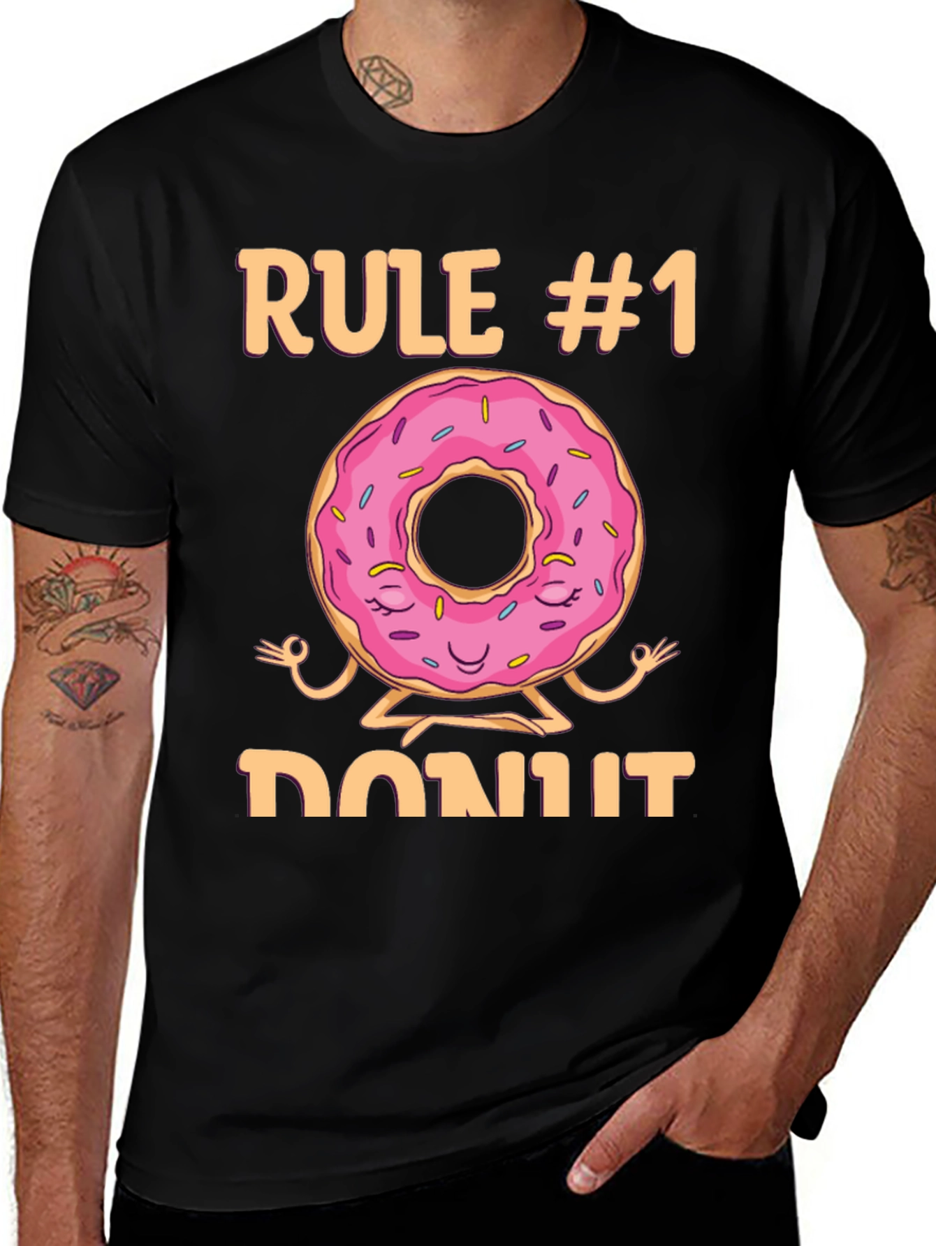 Variant 15 of Rule #1 Donut Relax T-Shirt Funny Graphic Tee