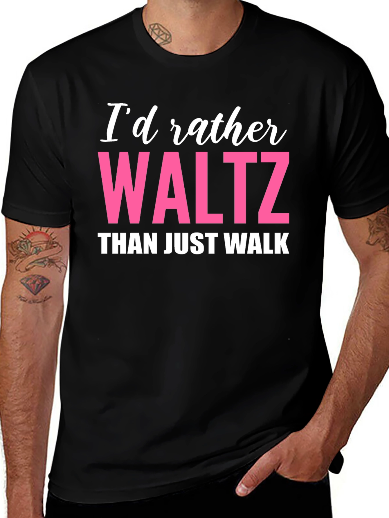 Variant 22 of I'd Rather Waltz T-Shirt - Funny Dance Tee