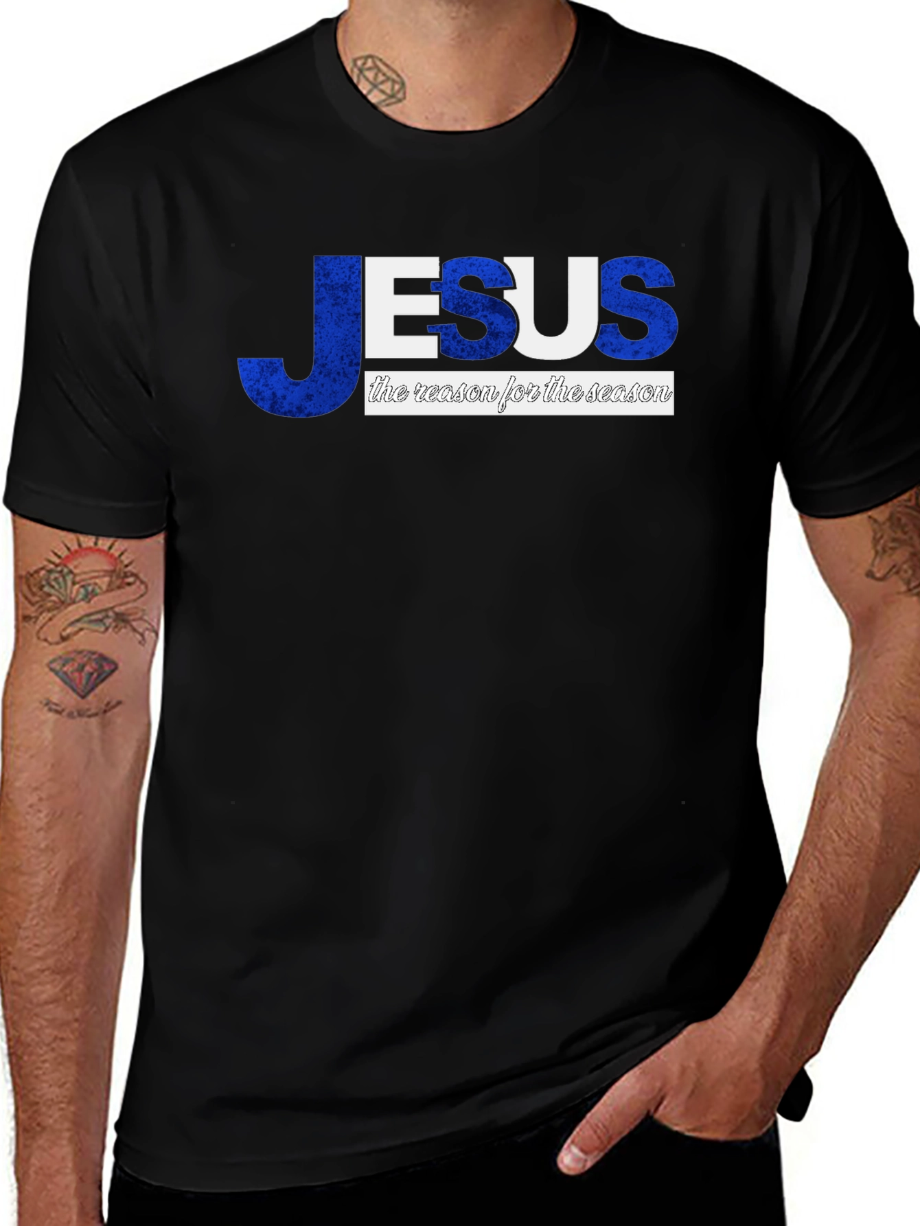 Jesus: The Reason for the Season Black T-Shirt