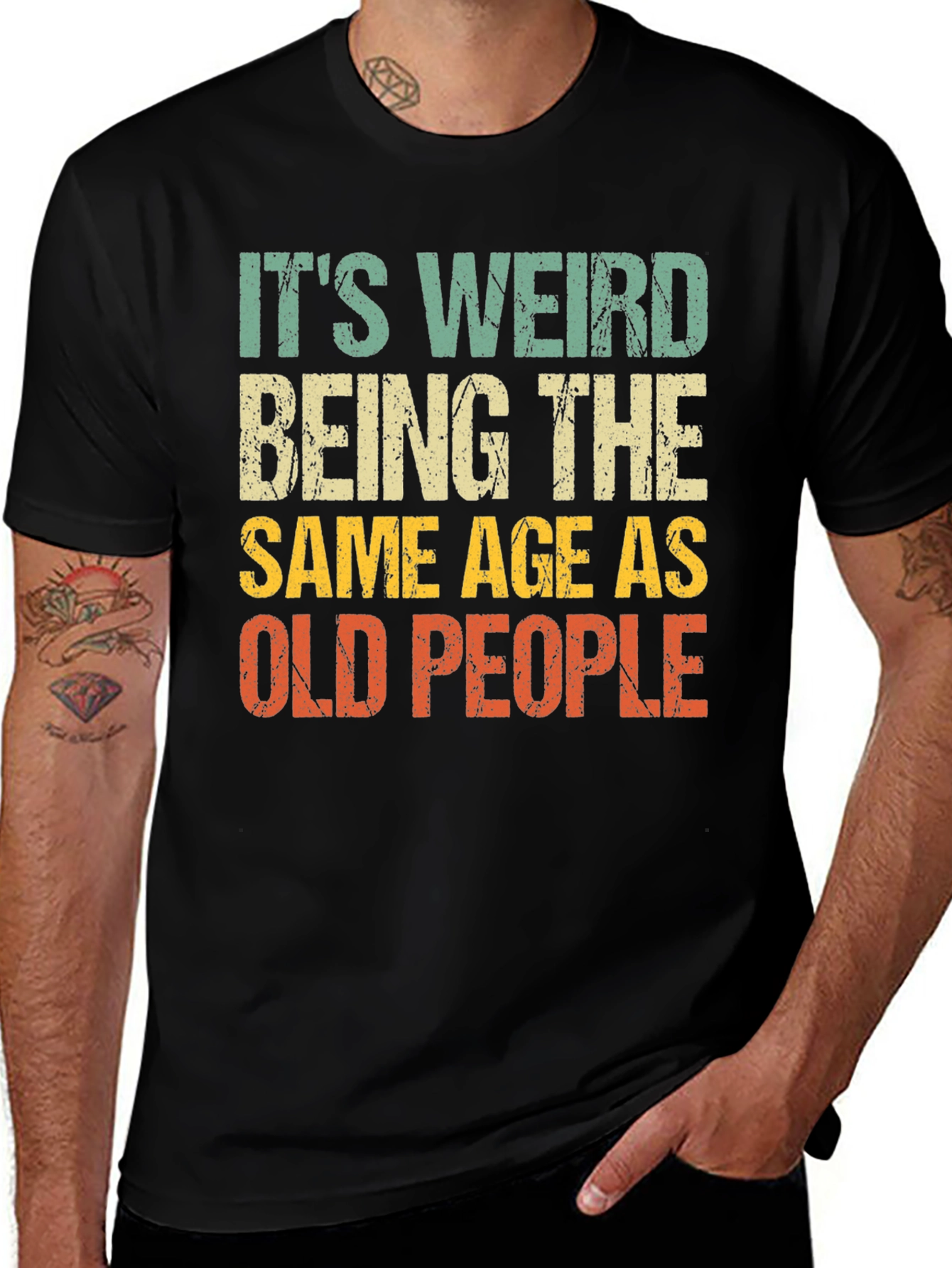 Variant 3 of It's Weird Being The Same Age As Old People T-Shirt