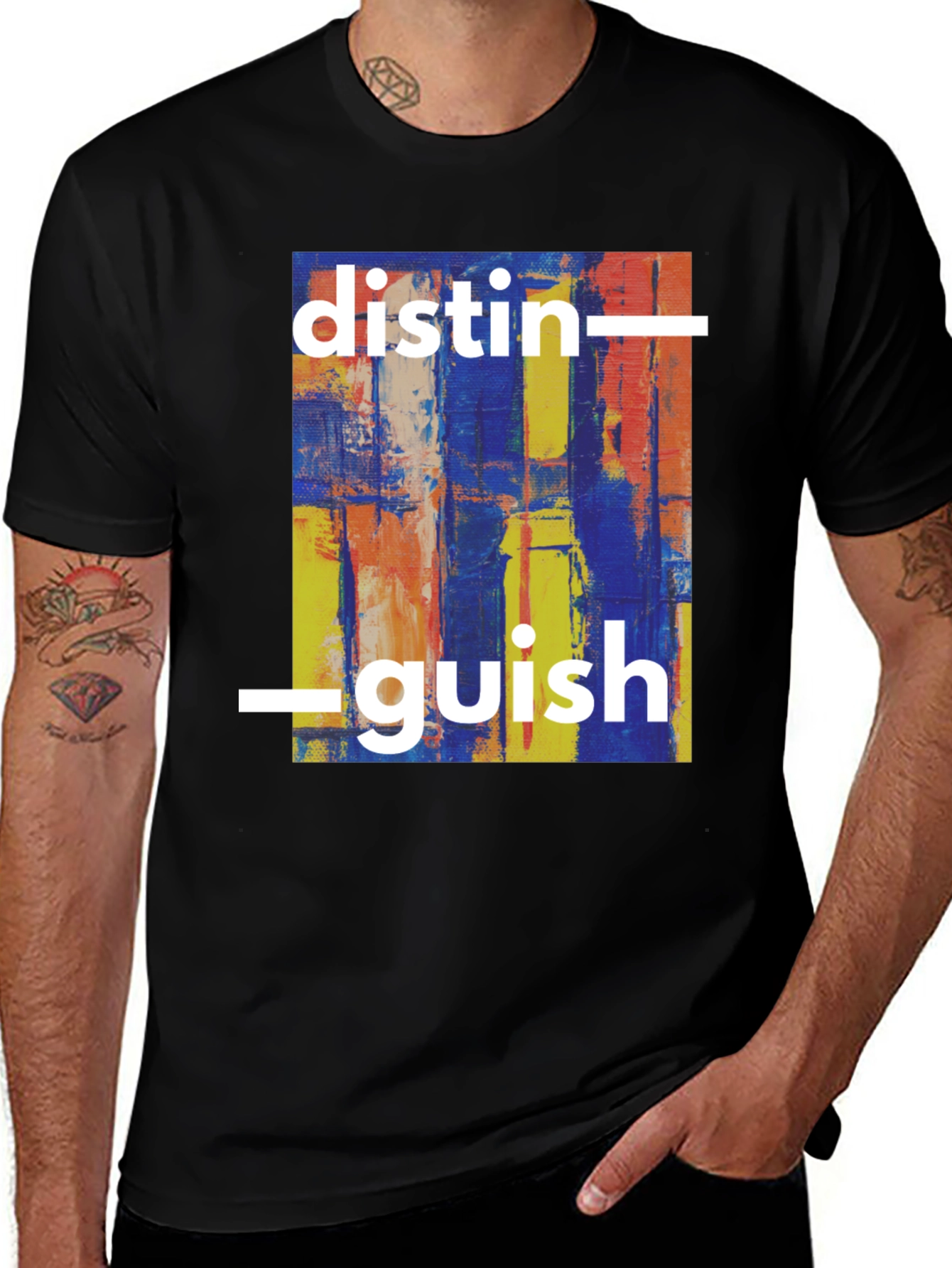 Variant 23 of Distinguish Abstract Art Graphic T-Shirt