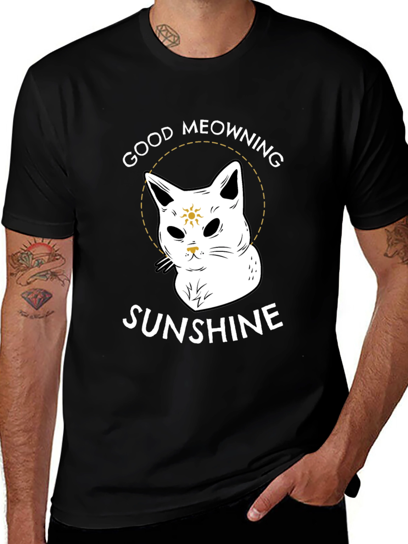 Variant 27 of Good Meowning Sunshine Graphic T-Shirt