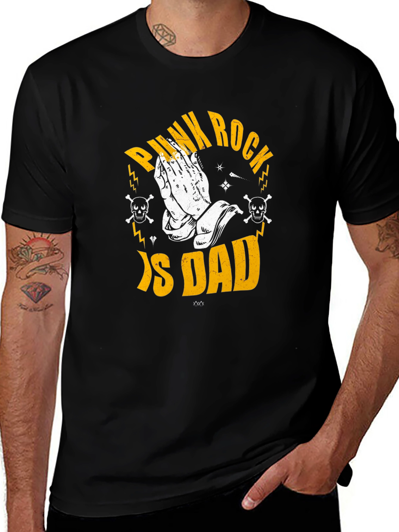 Variant 18 of Punk Rock Is Dad Graphic Tee