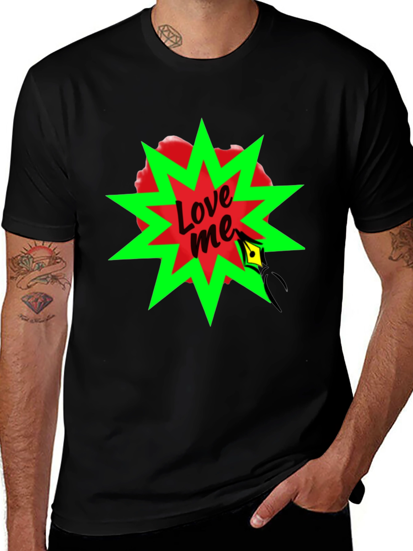 Variant 15 of Love Me Graphic Tee - Bold Statement Shirt