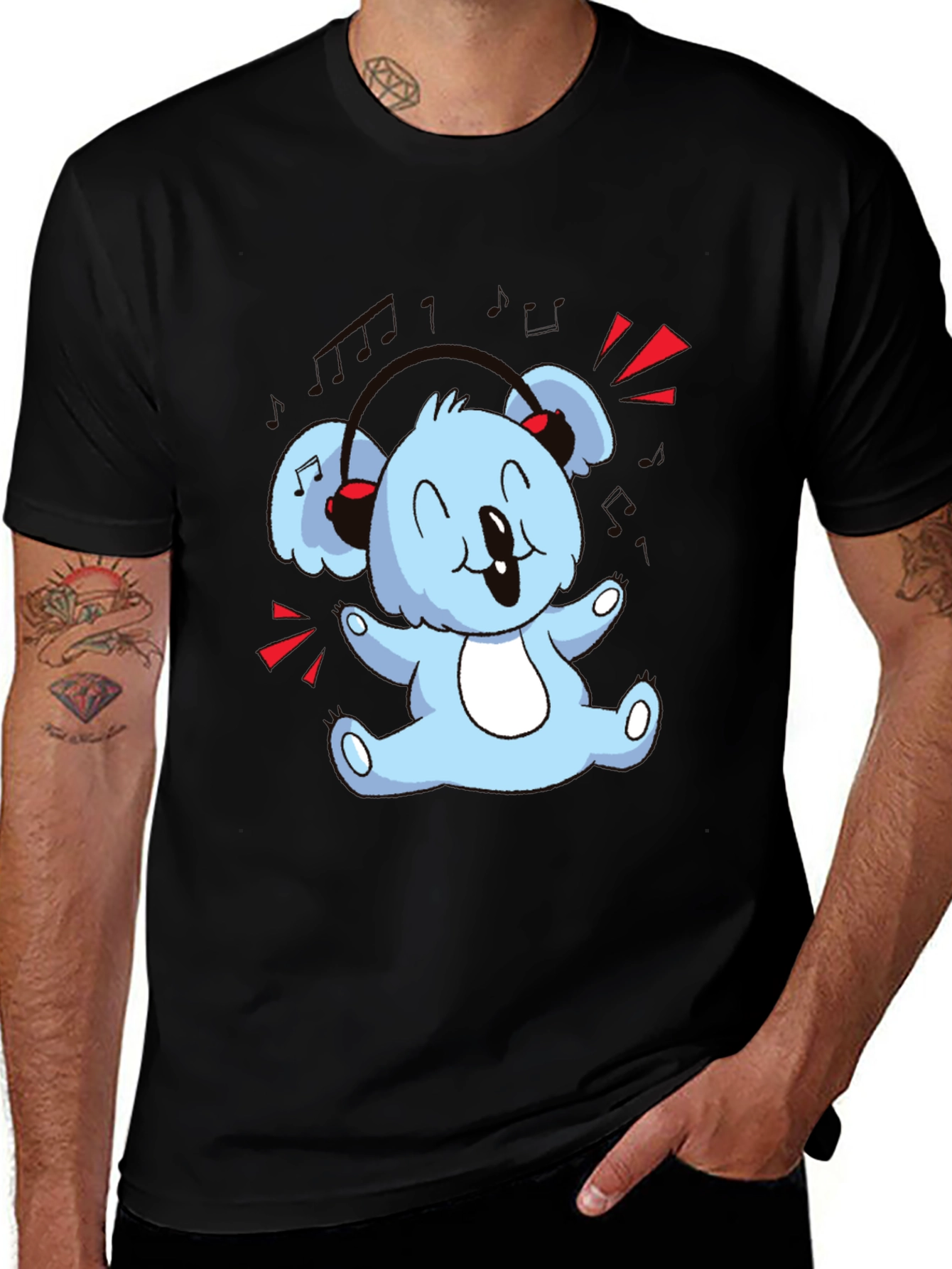 Variant 9 of Koala Bear Music T-Shirt