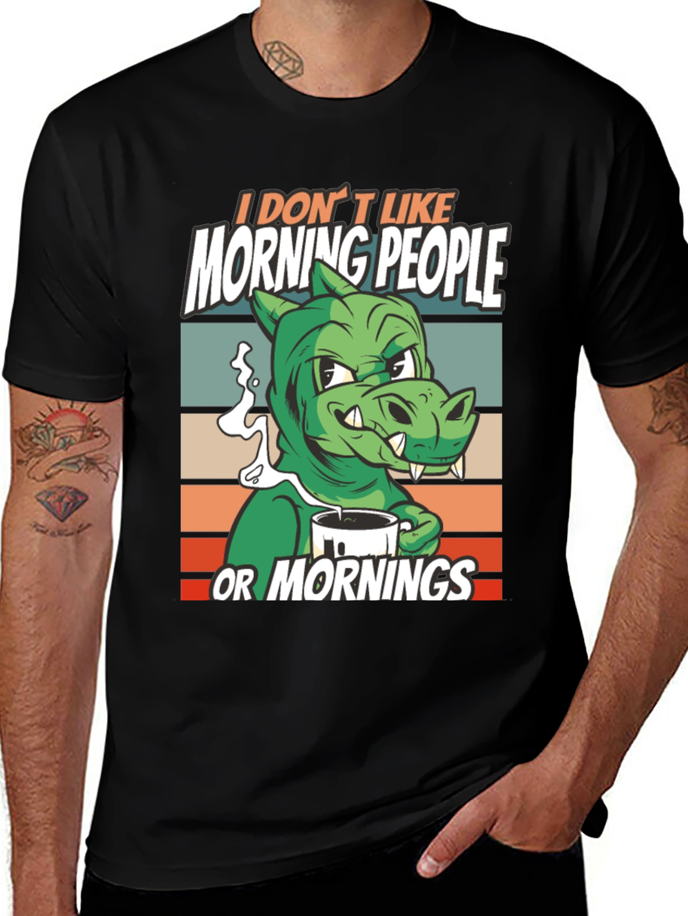 Variant 11 of I Don't Like Morning People T-Shirt
