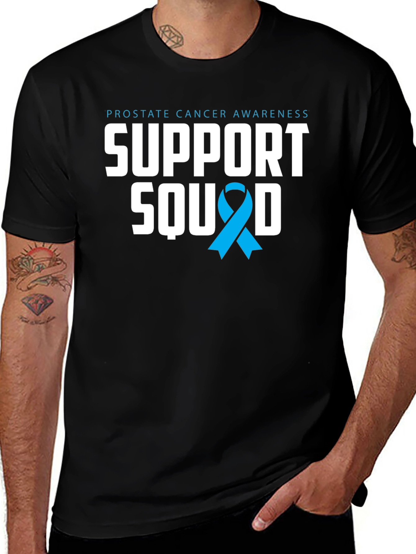 Variant 20 of Prostate Cancer Awareness Support Squad T-Shirt