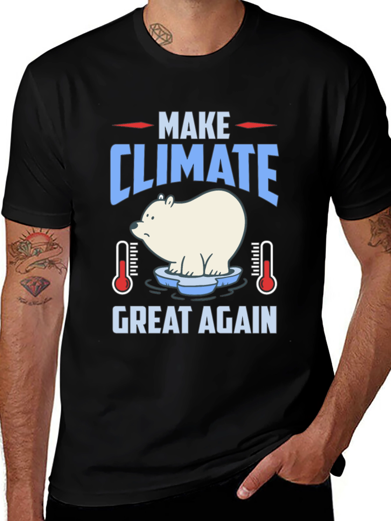 Variant 4 of Make Climate Great Again Graphic Tee