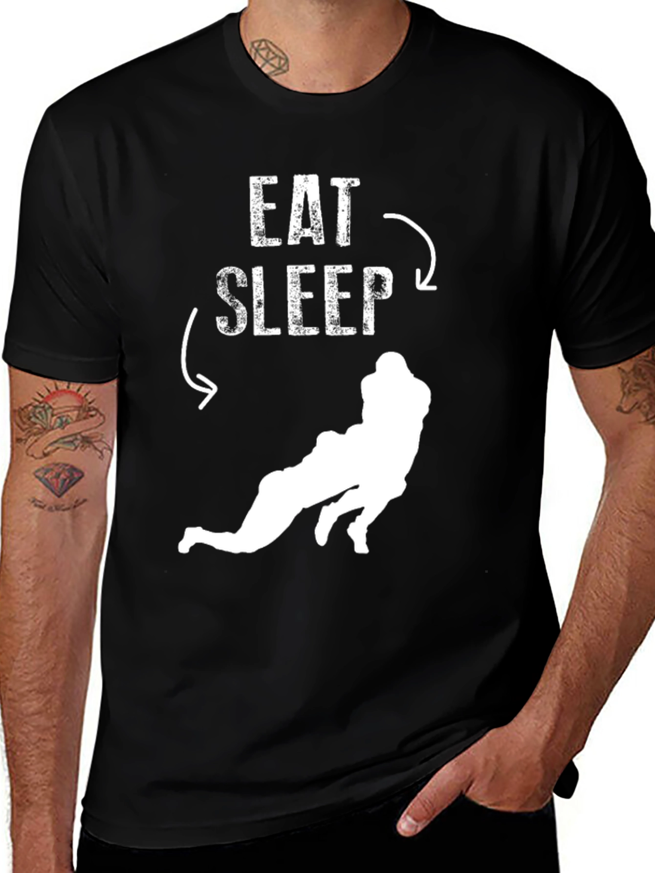 Variant 18 of Eat Sleep Wrestling T-Shirt