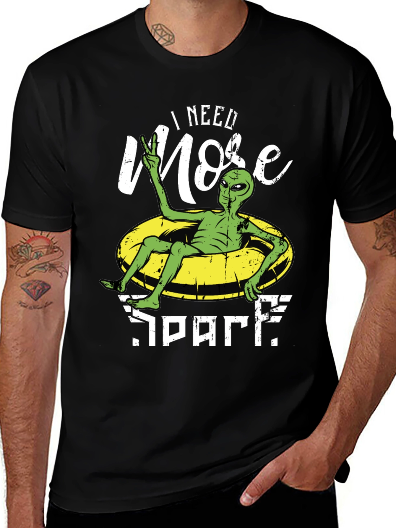 I Need More Space Alien Graphic Tee