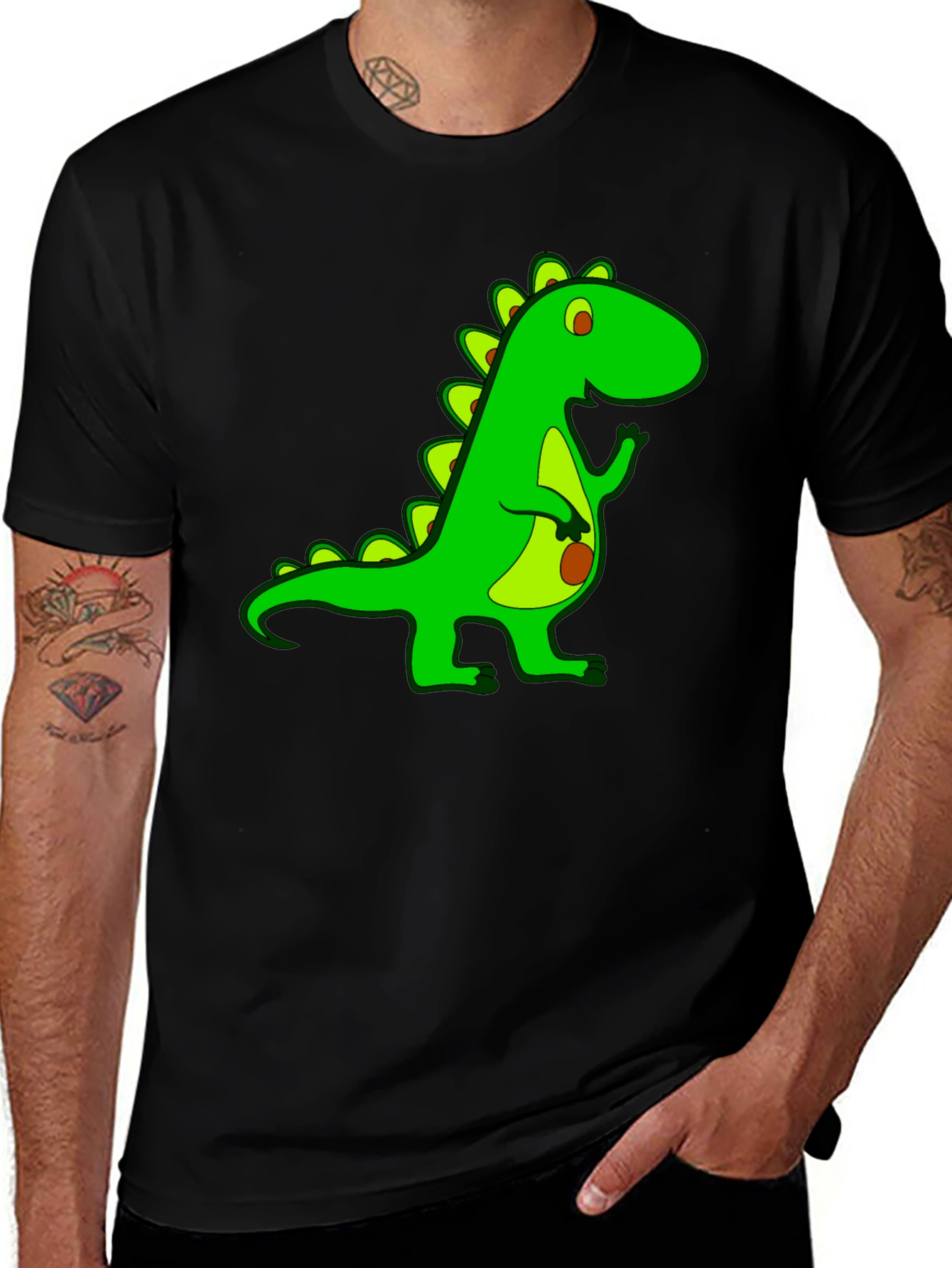 Variant 5 of Dino Graphic Tee - Cool Cartoon Dinosaur T-Shirt