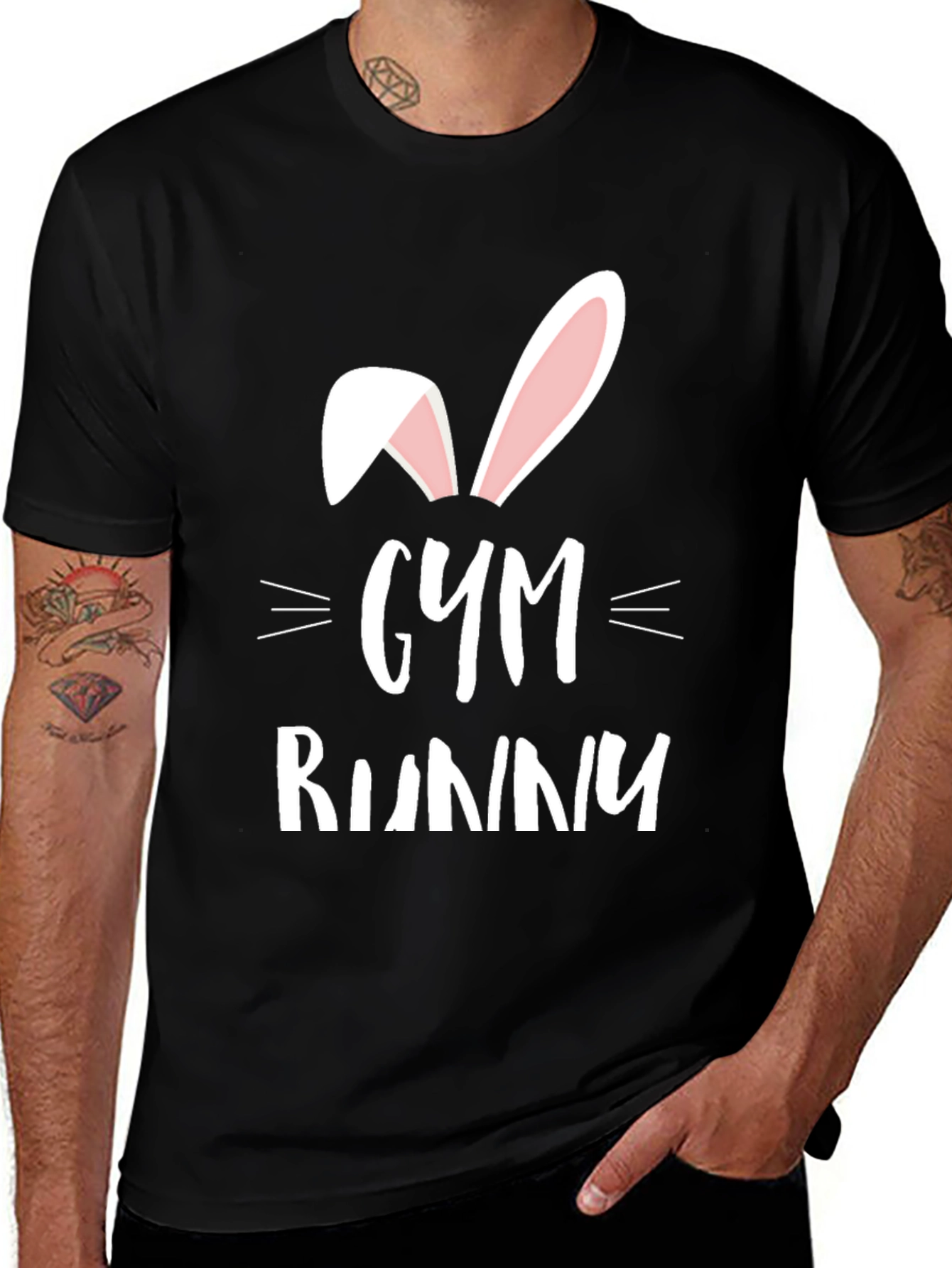 Variant 21 of Gym Bunny T-Shirt - Funny Easter Workout Tee