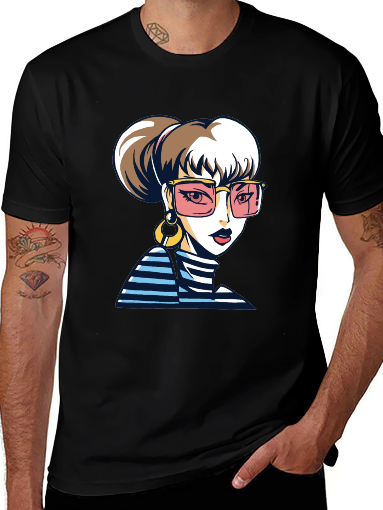 Variant 24 of Retro Chic Graphic Tee